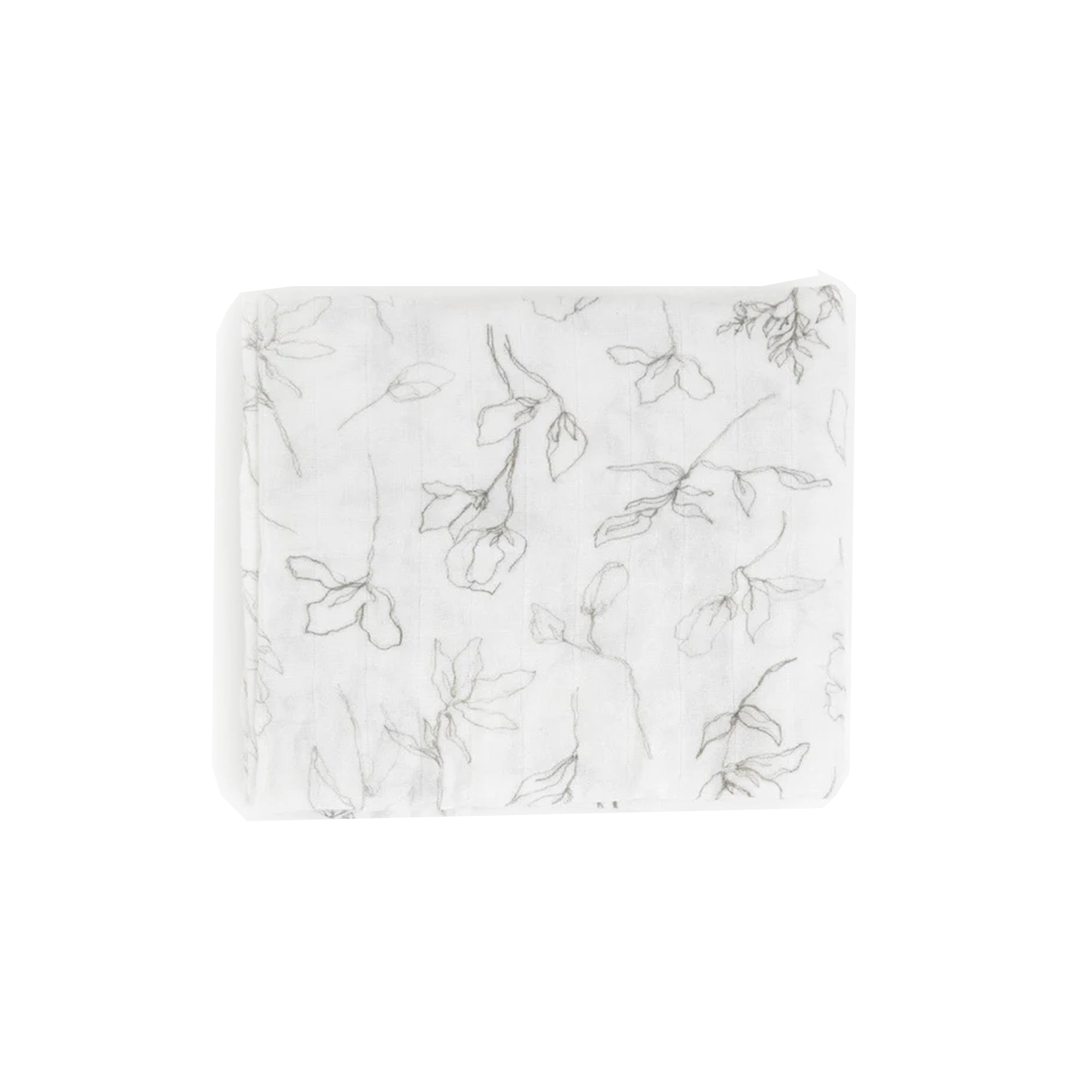 LITTLE UNICORN Organic Cotton Muslin Swaddle Single - Pencil Floral