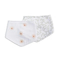 LULUJO Boho - 2PK Bandana Bibs - Daisy/Greenery