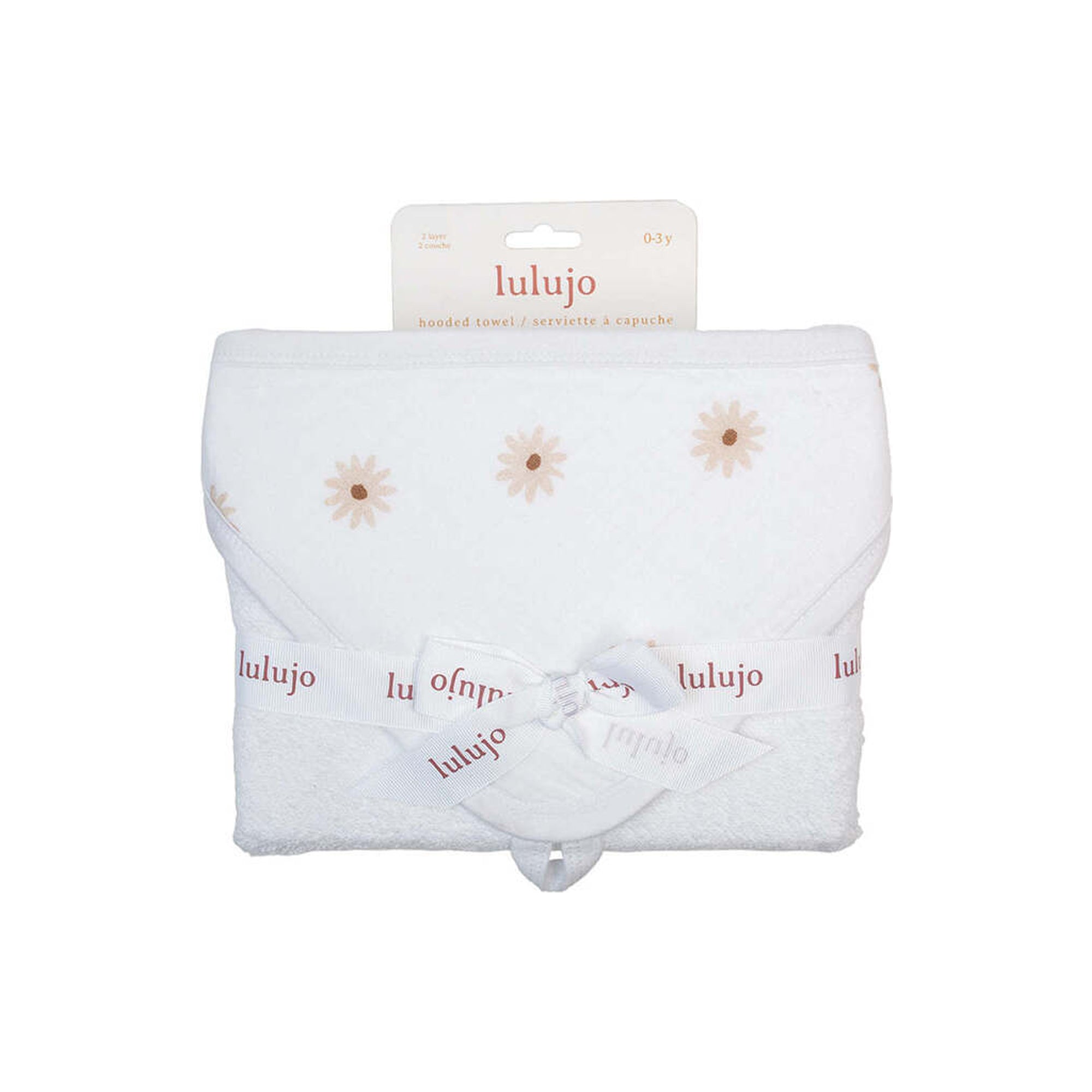 LULUJO Hooded Towel - Daisies