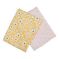 Thumbnail for LULUJO 2PK Cotton Swaddles Wildflowers & Dots