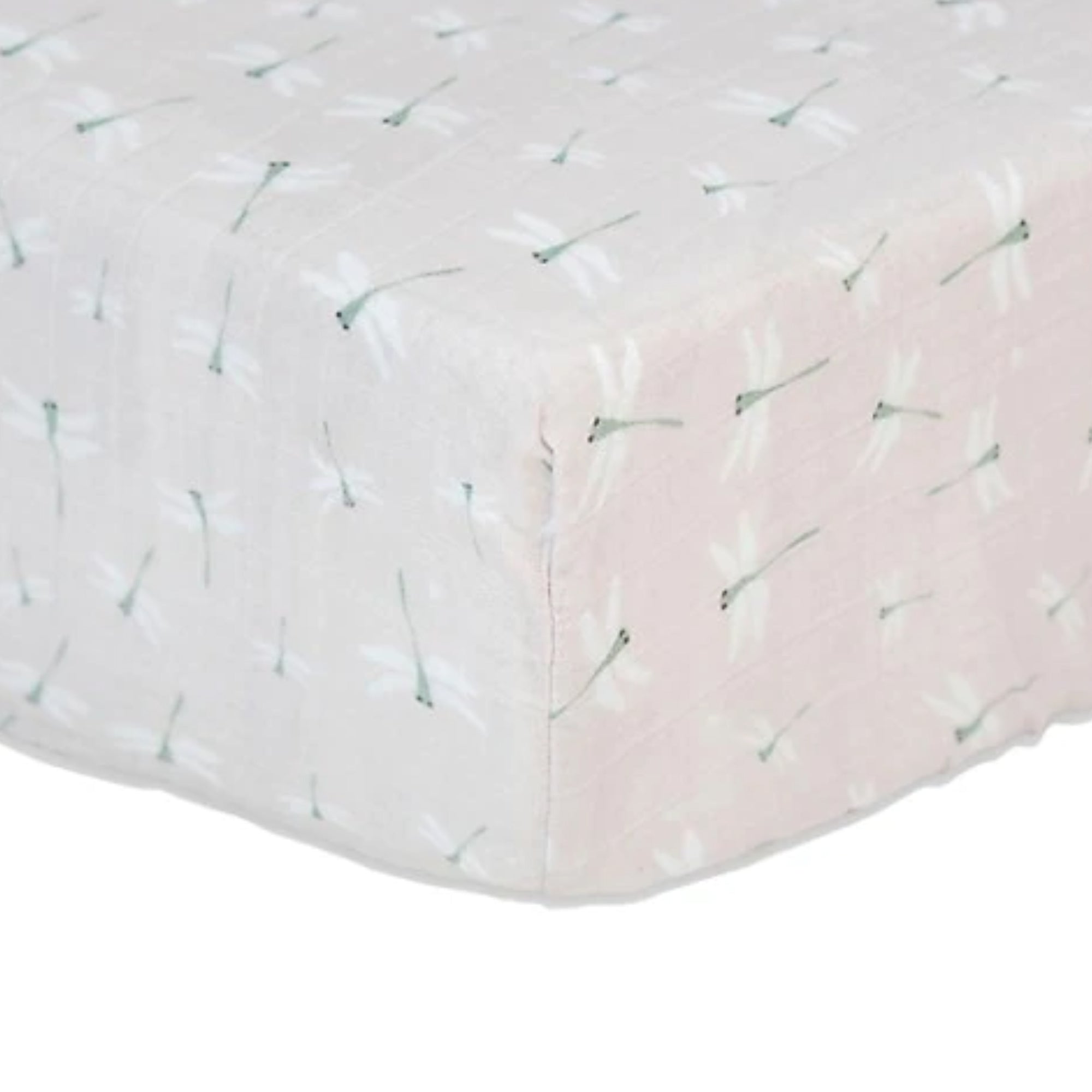 LULUJO Crib Sheet Muslin Dragonfly
