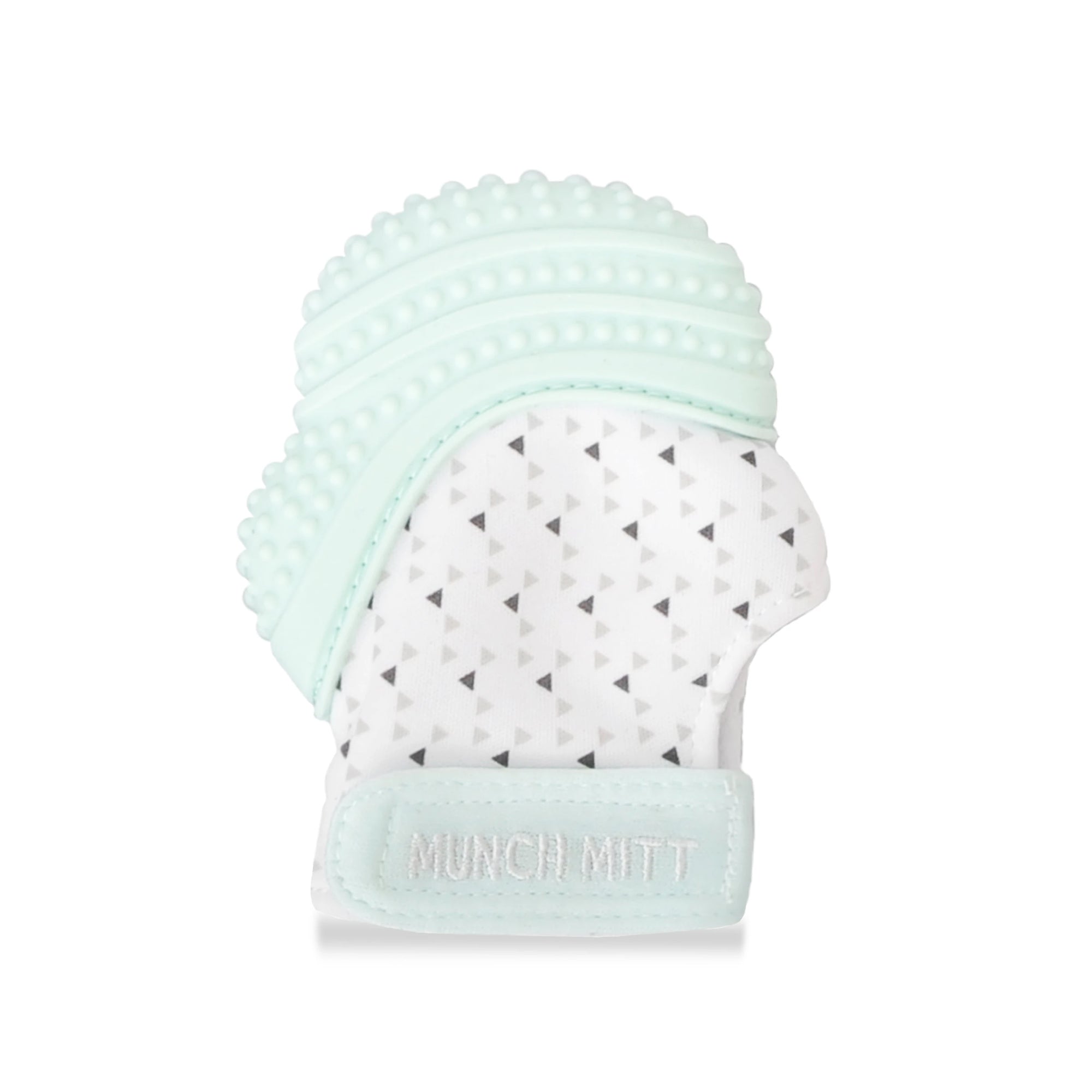 Gant de toilette MALARKEY - Vert menthe/Triangles