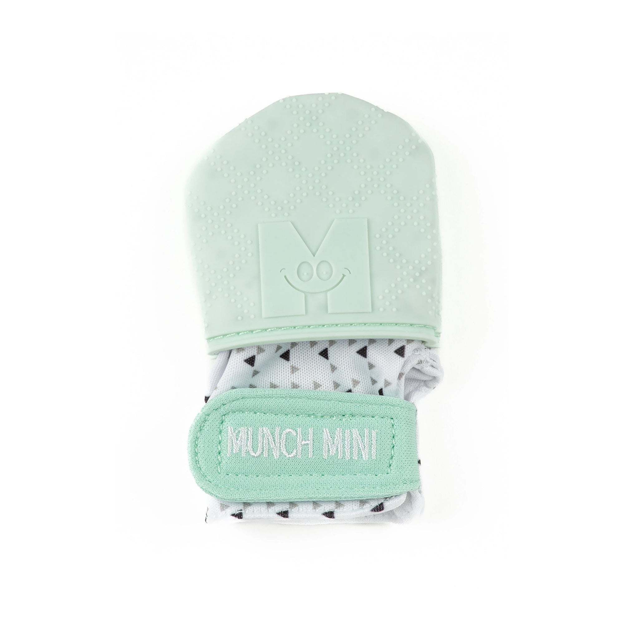 Gant de toilette MALARKEY - Vert menthe/Triangles