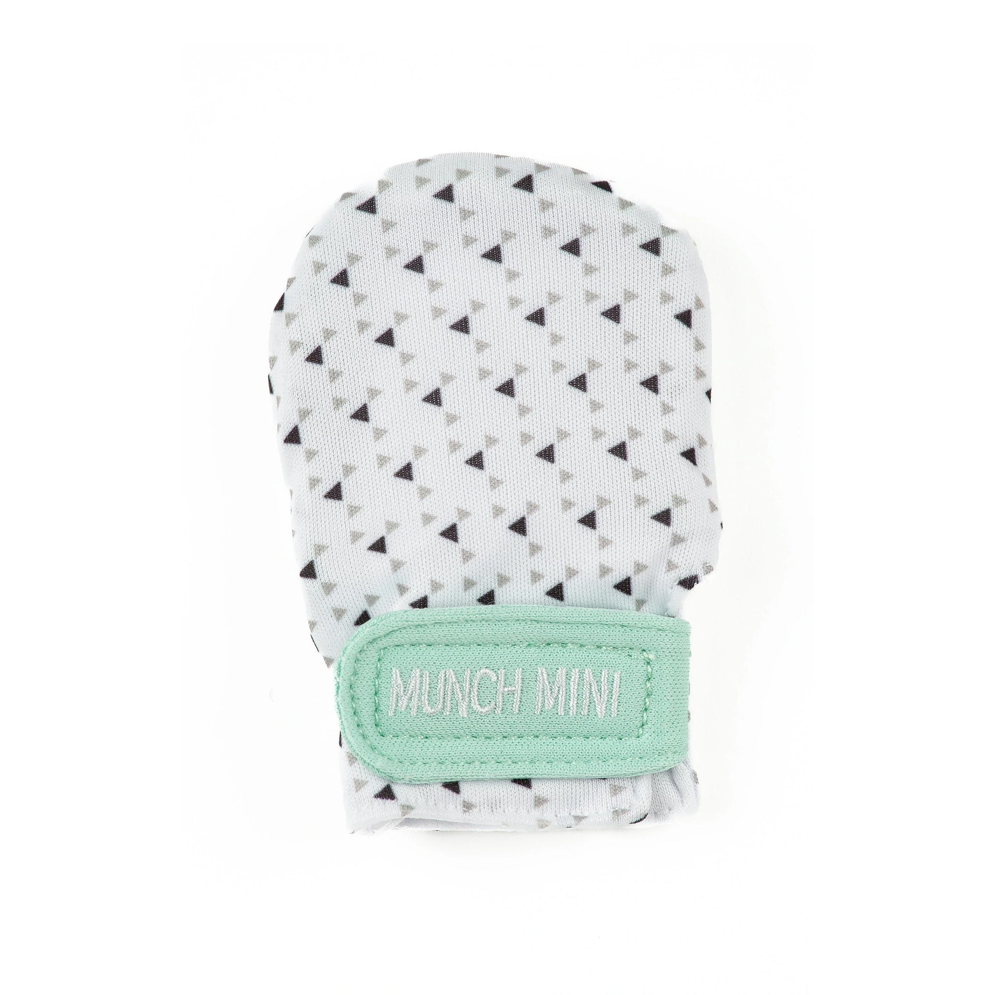 Gant de toilette MALARKEY - Vert menthe/Triangles