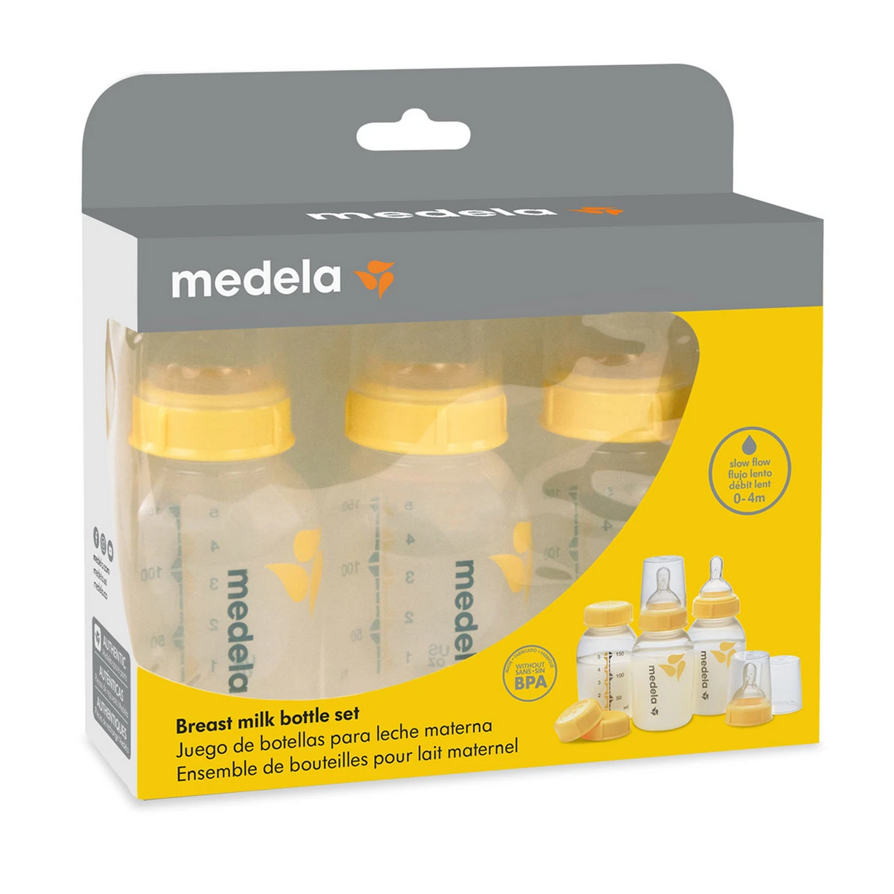Bouteille pour lait maternel de Medela (simple) 150ml.