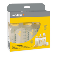 Thumbnail for MEDELA Breastmilk Bottle with Nipple 3 Pk (250ml)