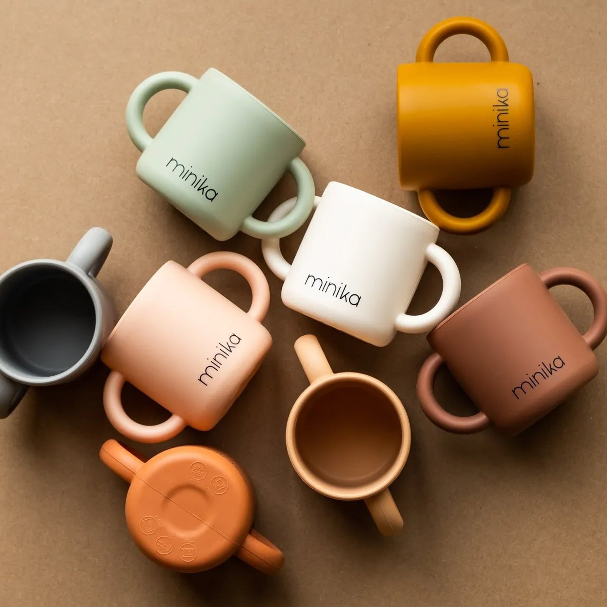 Tasse d'apprentissage MINIKA avec anses - Cacao 