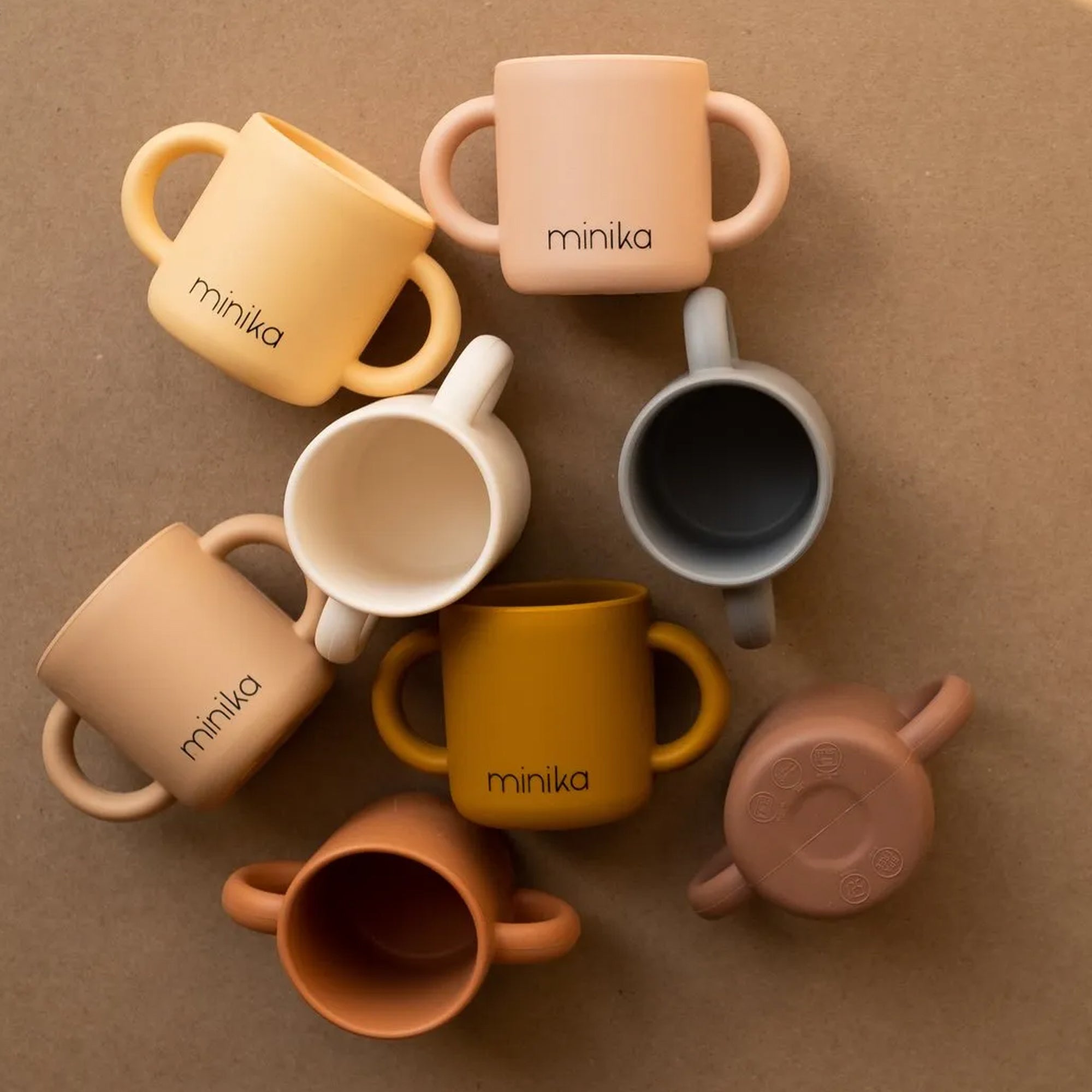 Tasse d'apprentissage MINIKA avec anses - Cacao 