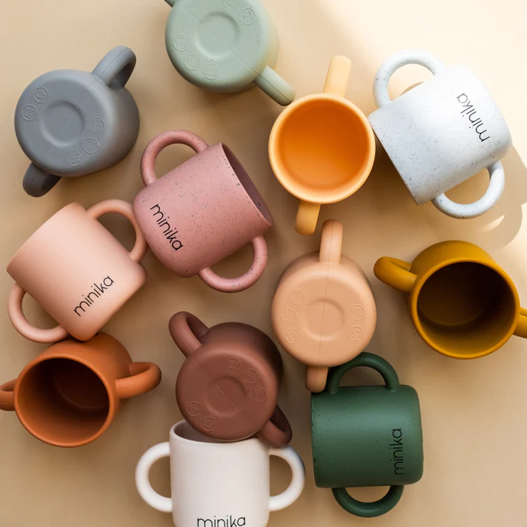 Gobelet d'apprentissage MINIKA avec anses - Coquillage