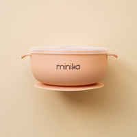 Thumbnail for MINIKA Silicone Bowl With Lid - Blush