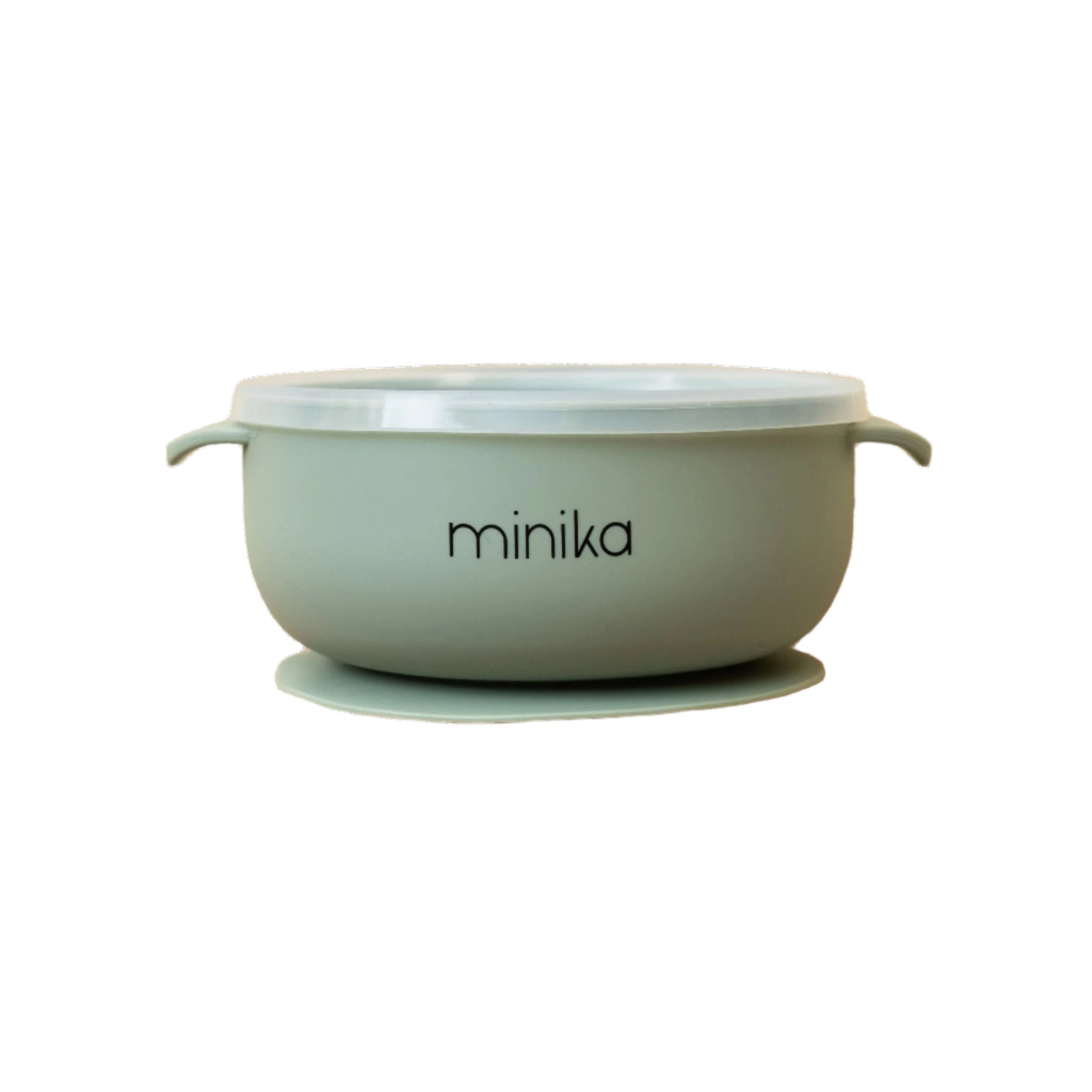 MINIKA Silicone Bowl With Lid - Sage