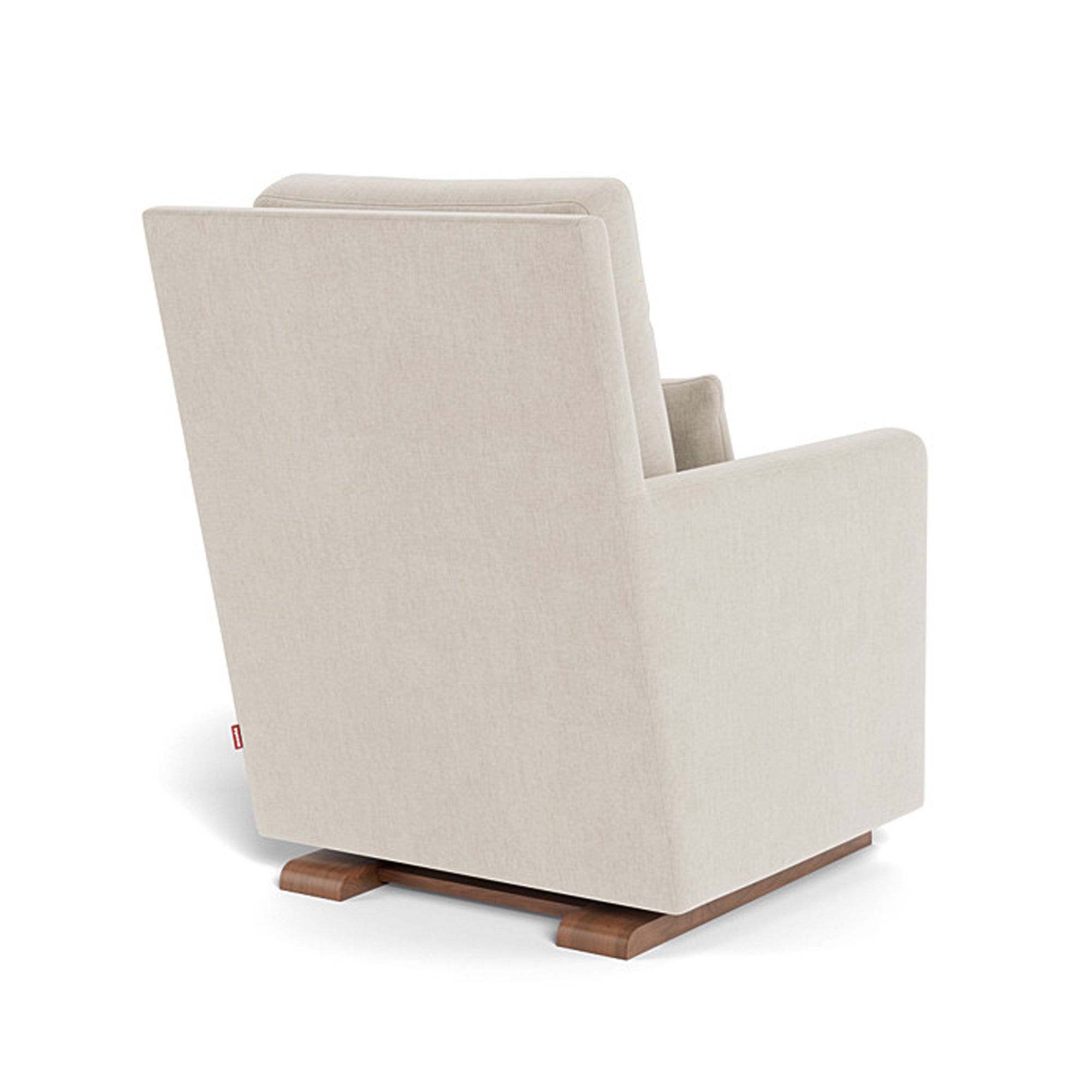 Fauteuil Monte Design Como - Tissu Performance Dune avec base en noyer