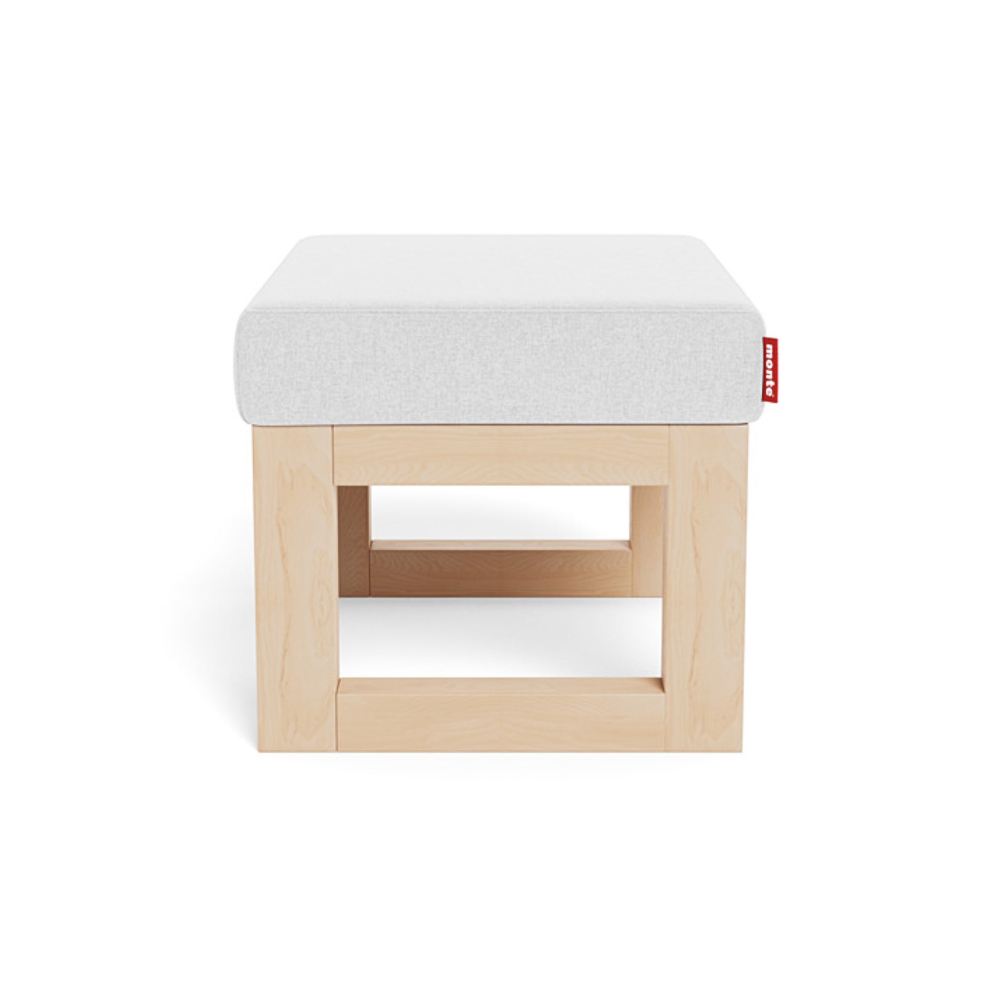 MONTE DESIGN Joya Ottoman / Clear Maple Base