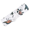 PERLINPINPIN Cotton Muslin Swaddle - Dinosaurs