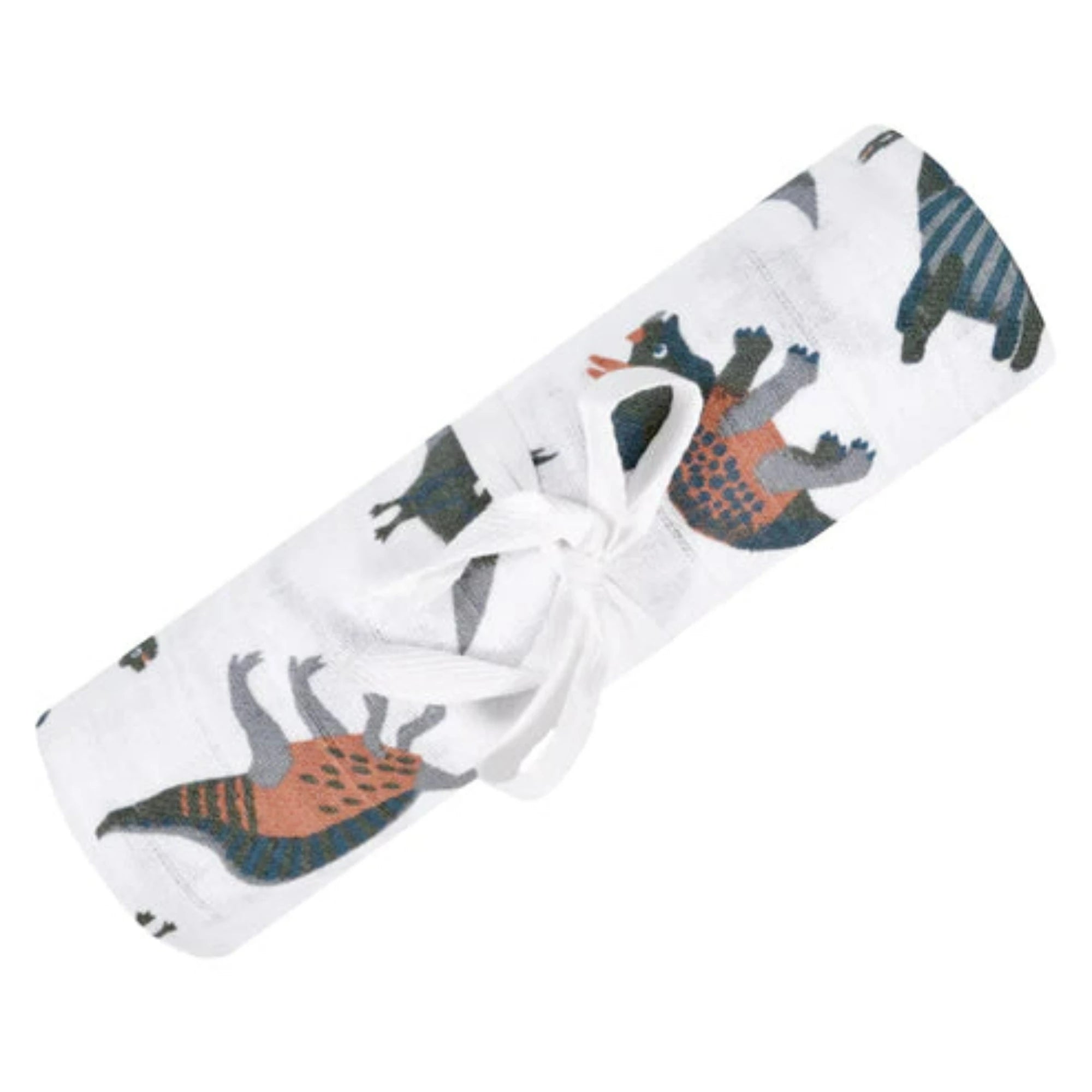 PERLINPINPPIN Cotton Muslin Swaddle - Dinosaurs