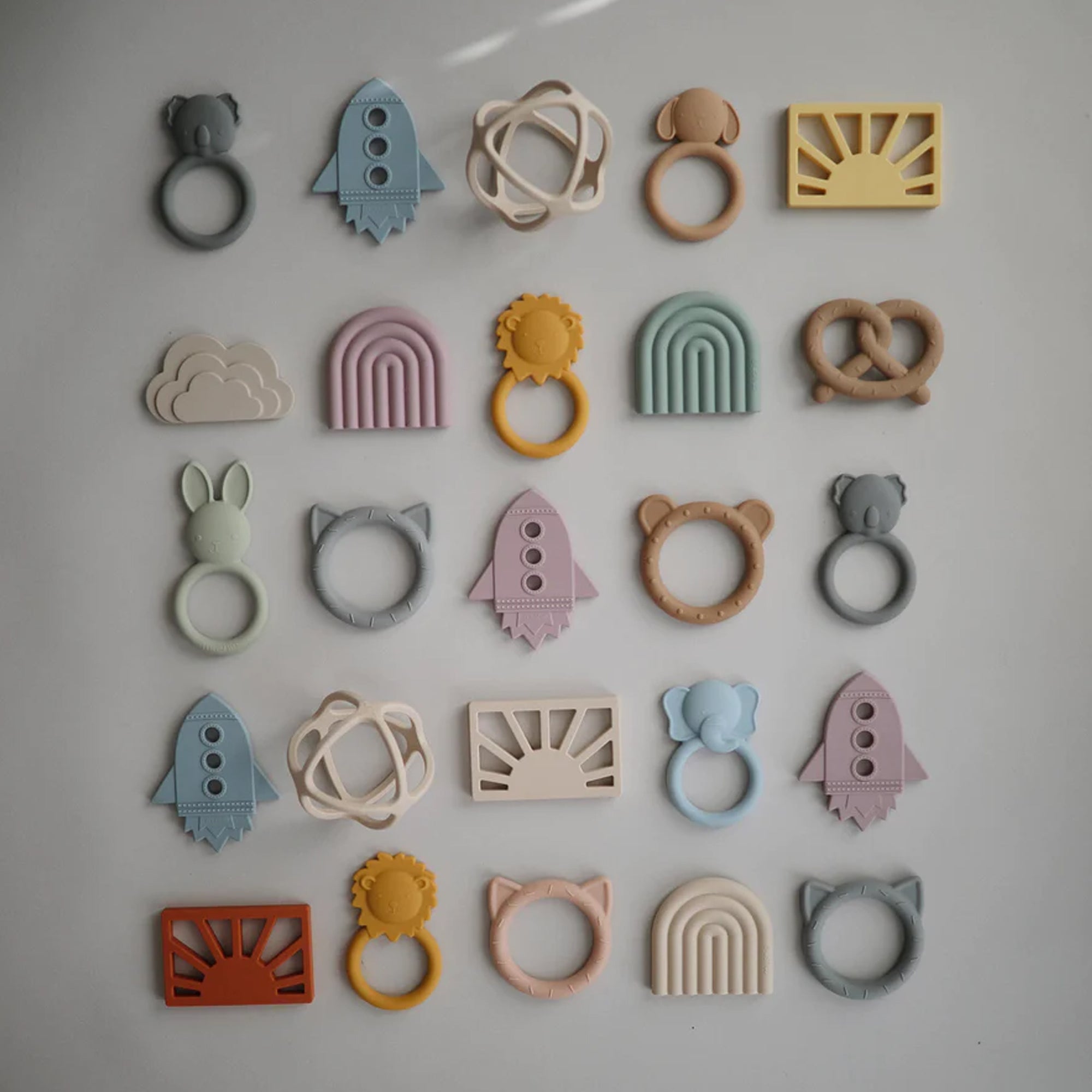 Jouet de dentition MUSHIE Ball - Sable mouvant