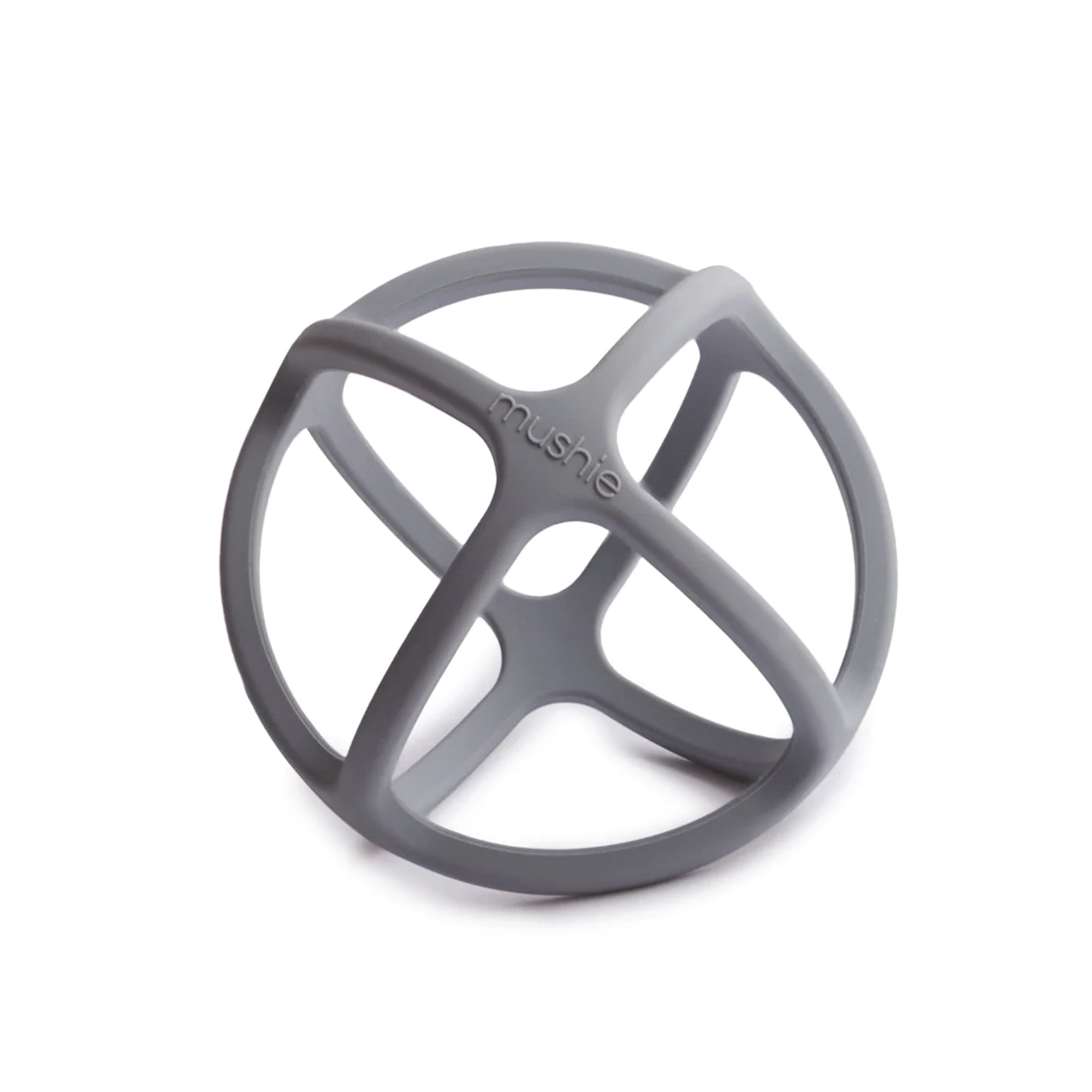 MUSHIE Ball Teether - Dove Grey