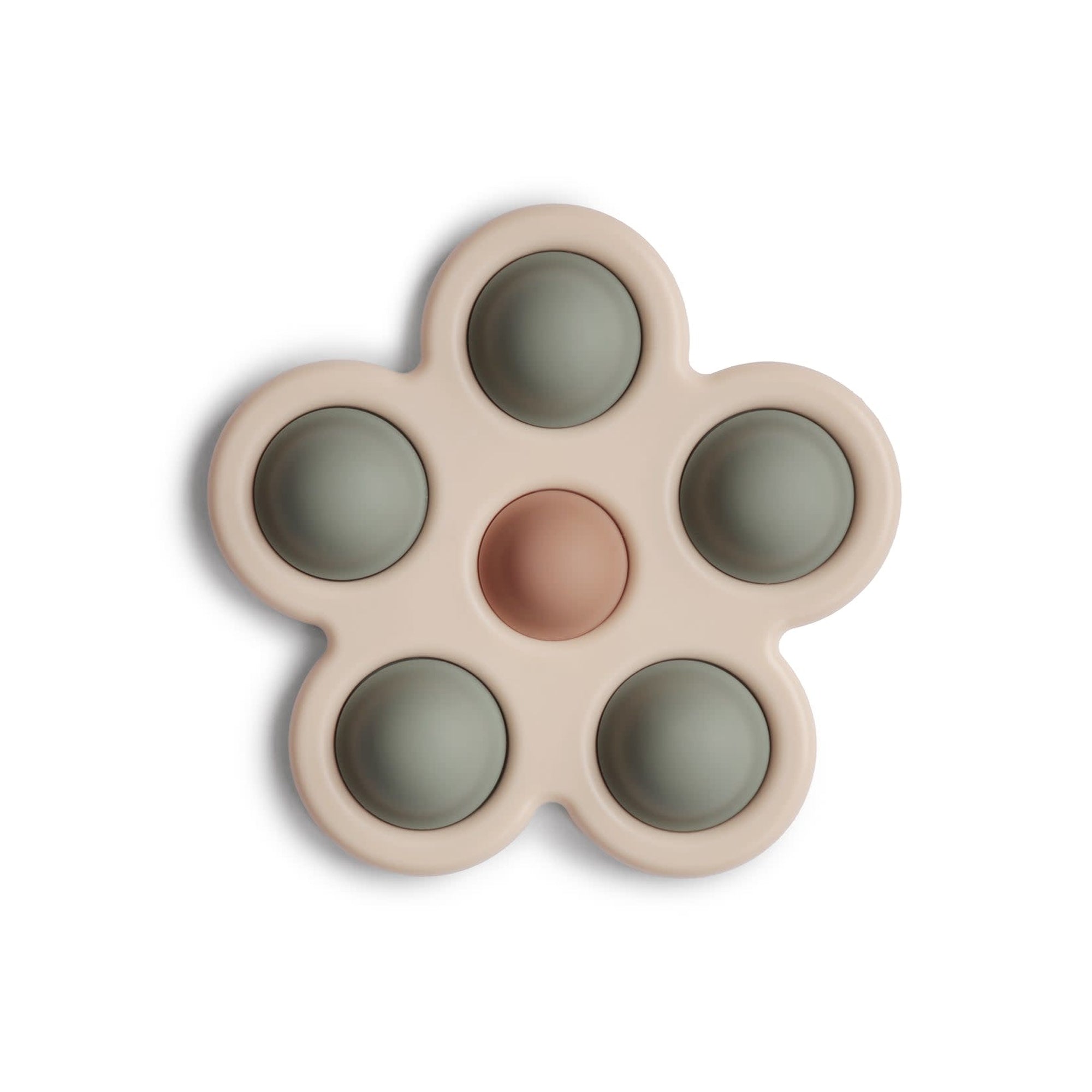 MUSHIE Flower Press Toy - Dried Thyme/Natural/Shifting Sand
