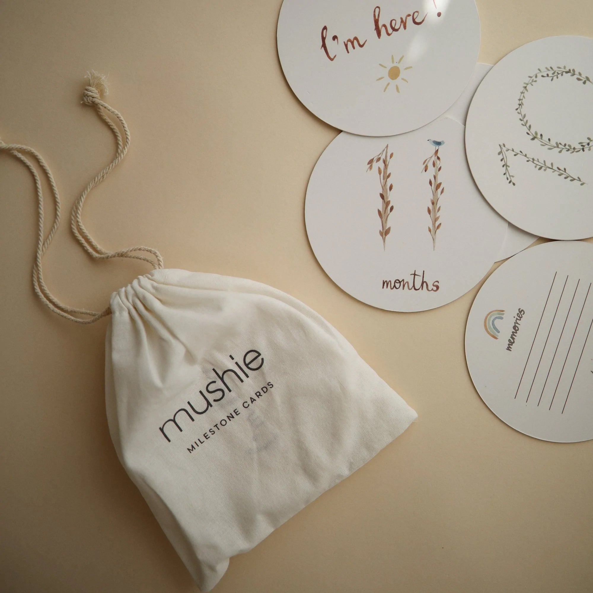 MUSHIE Milestone Cards