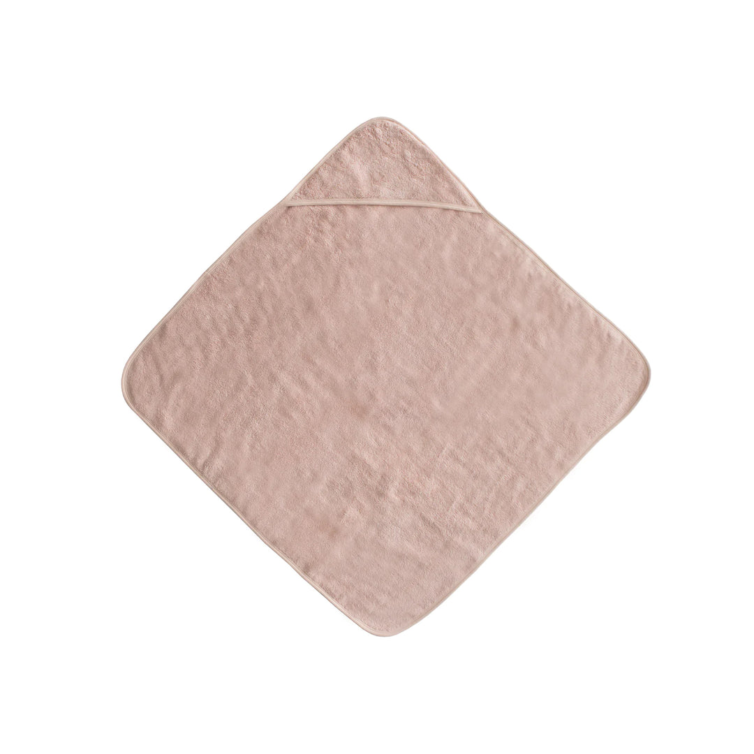 MUSHIE Organic Cotton Baby Hooded Towel - Blush