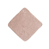 Thumbnail for MUSHIE Organic Cotton Baby Hooded Towel - Blush