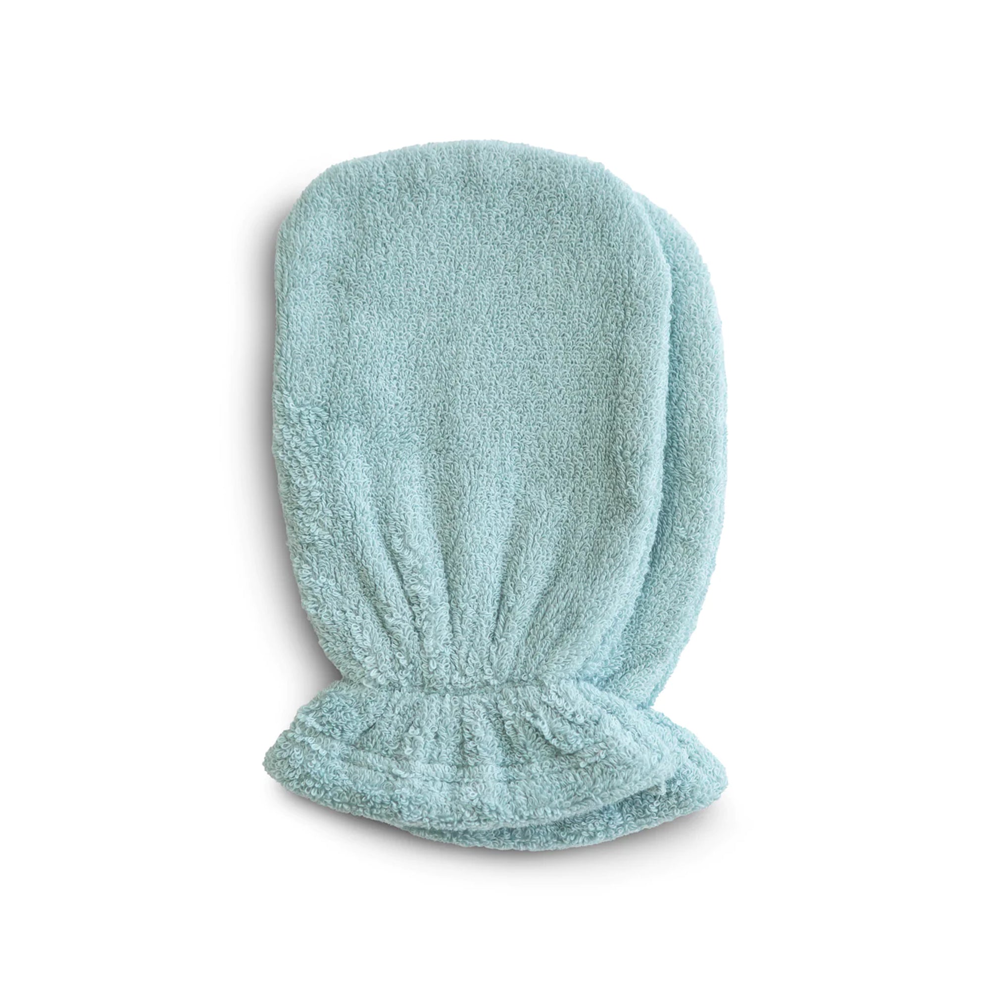 MUSHIE Organic Cotton Bath Mitt (2-Pack) - Sea Mist