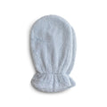 MUSHIE Organic Cotton Bath Mitt (2-Pack) - Baby Blue