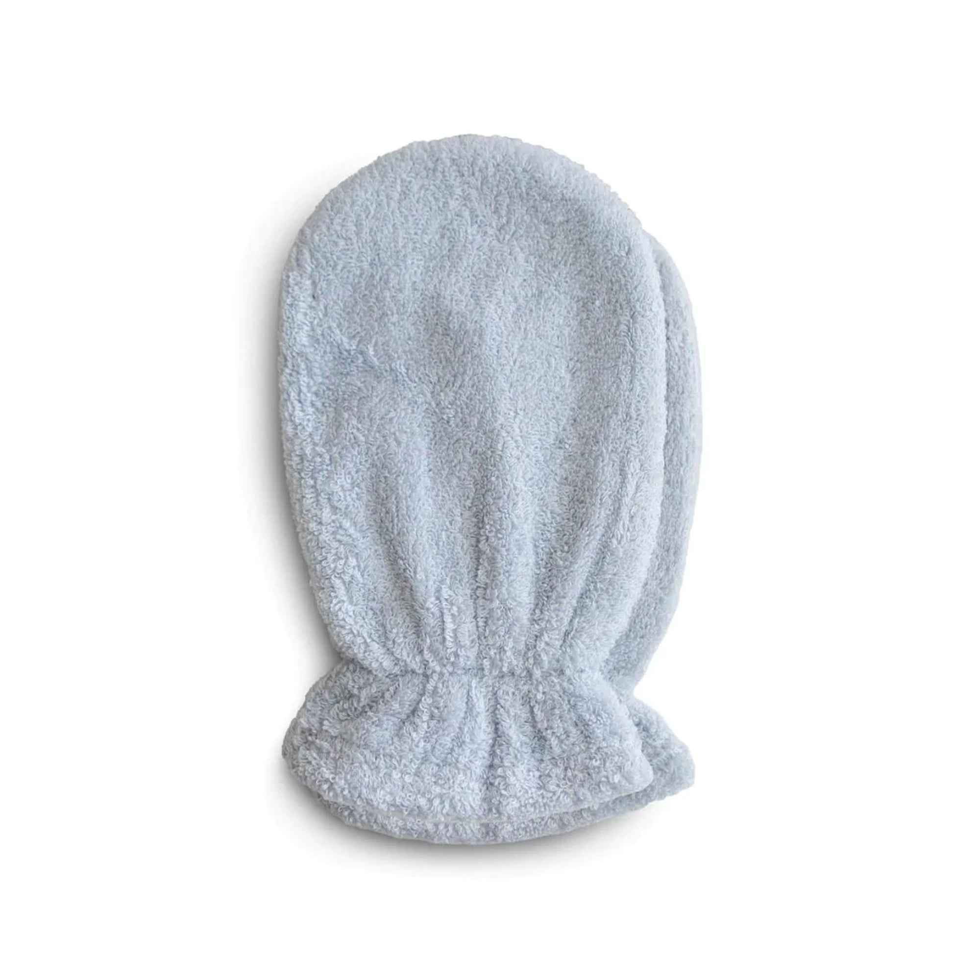MUSHIE Organic Cotton Bath Mitt (2-Pack) - Baby Blue