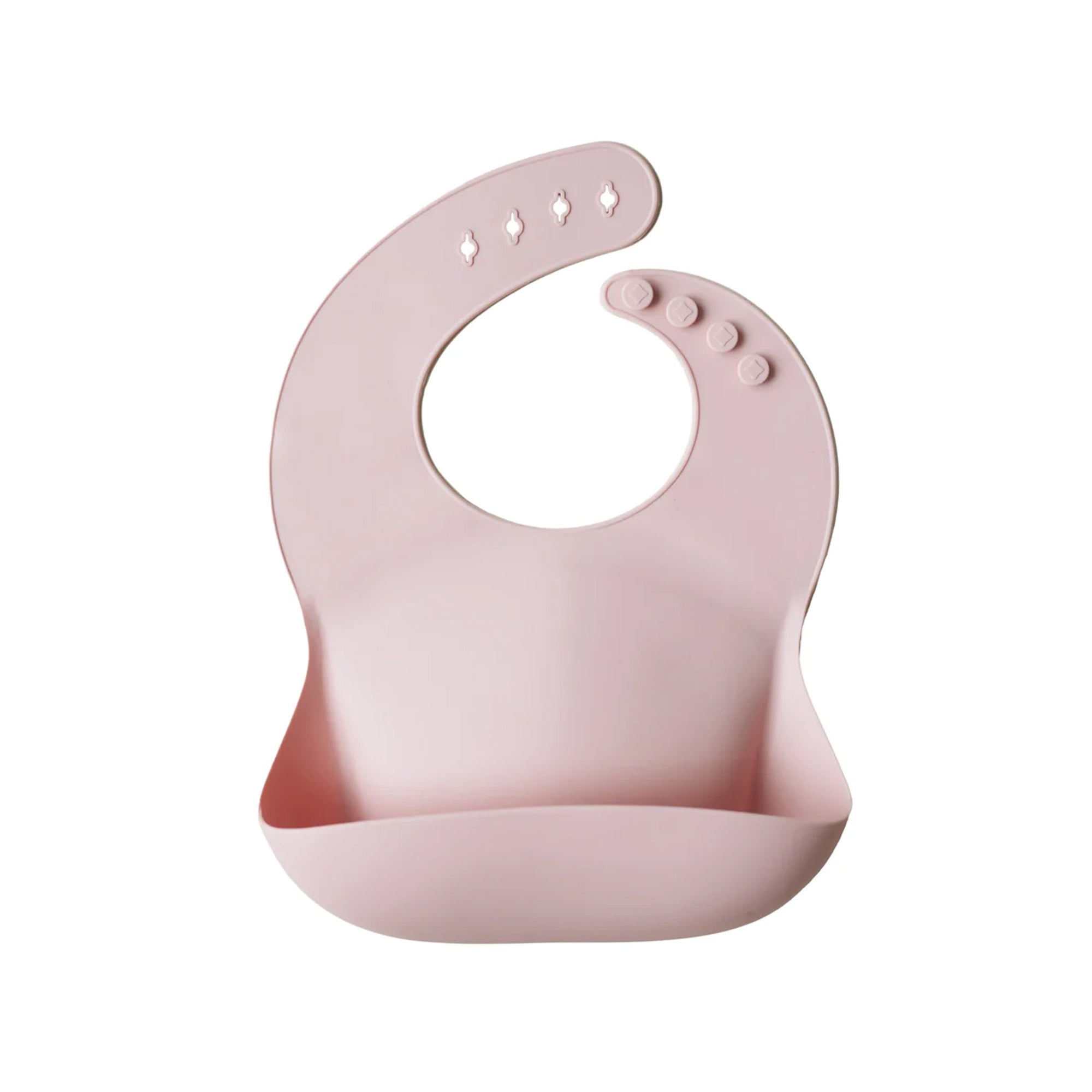 MUSHIE Silicone Baby Bib - Blush