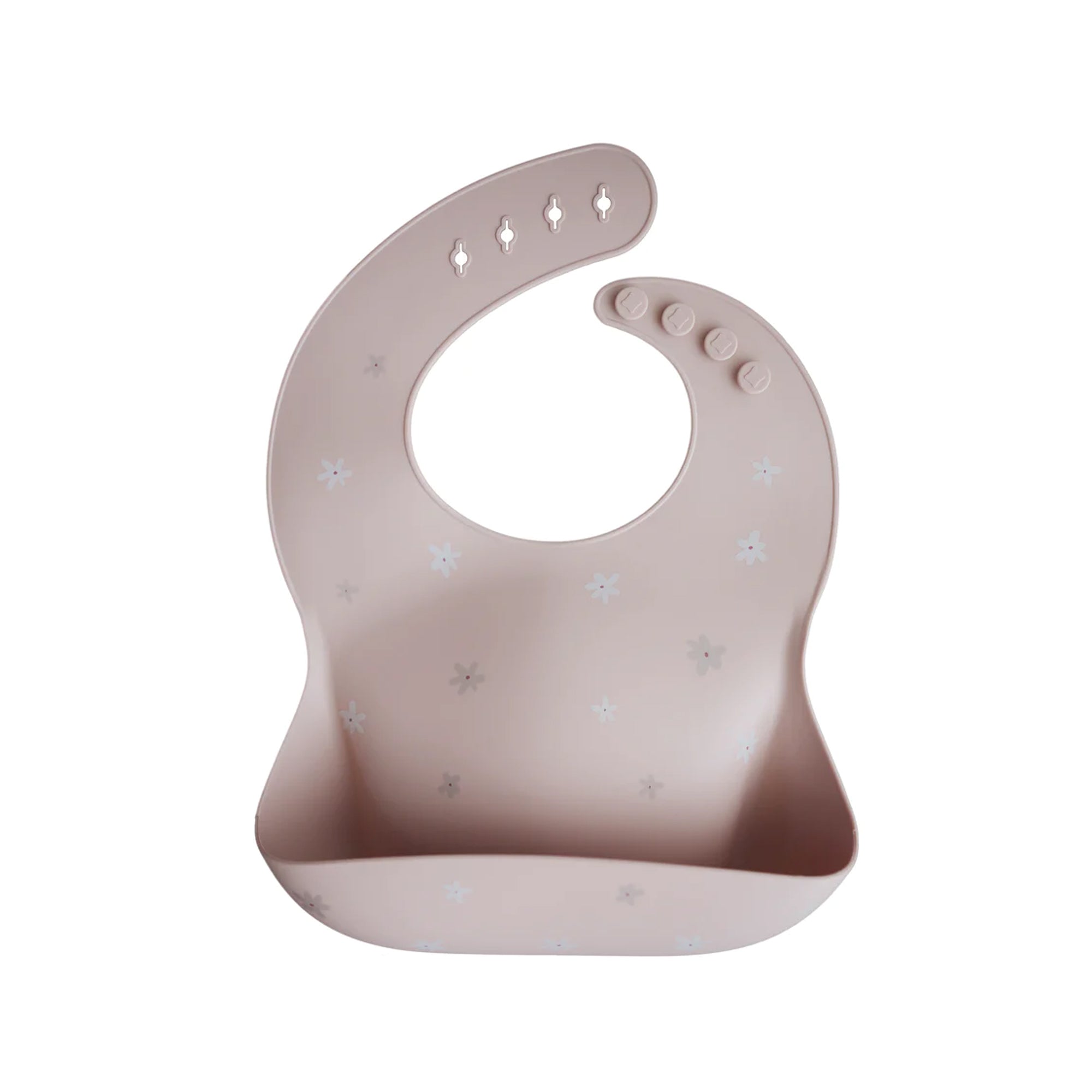 MUSHIE Silicone Baby Bib - Daisy