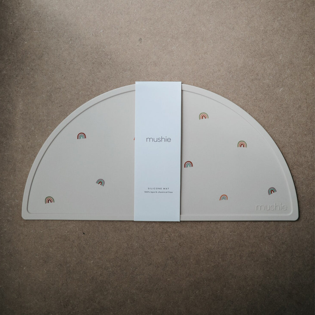 MUSHIE Silicone Place Mat - Rainbow