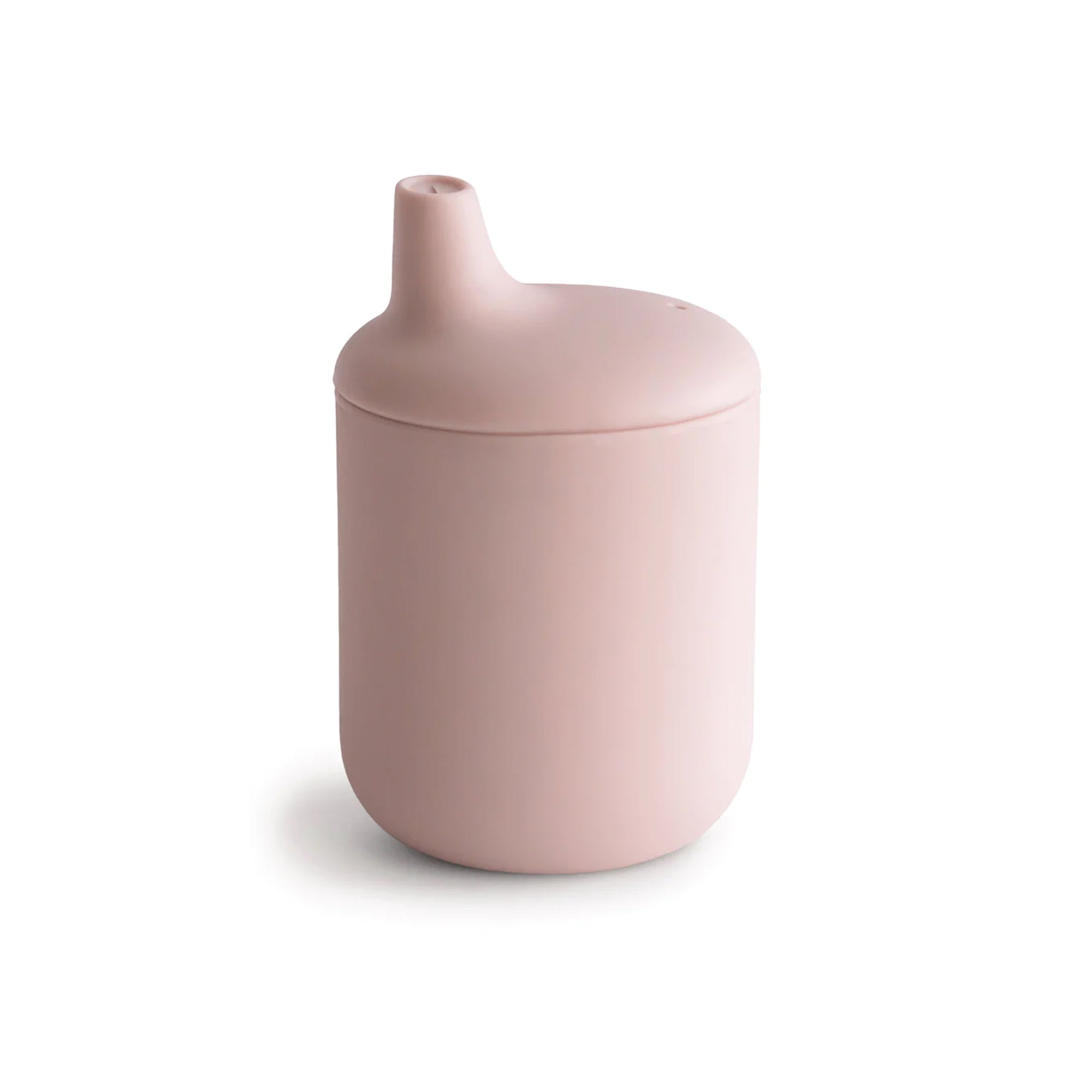 MUSHIE Silicone Sippy Cup - Blush