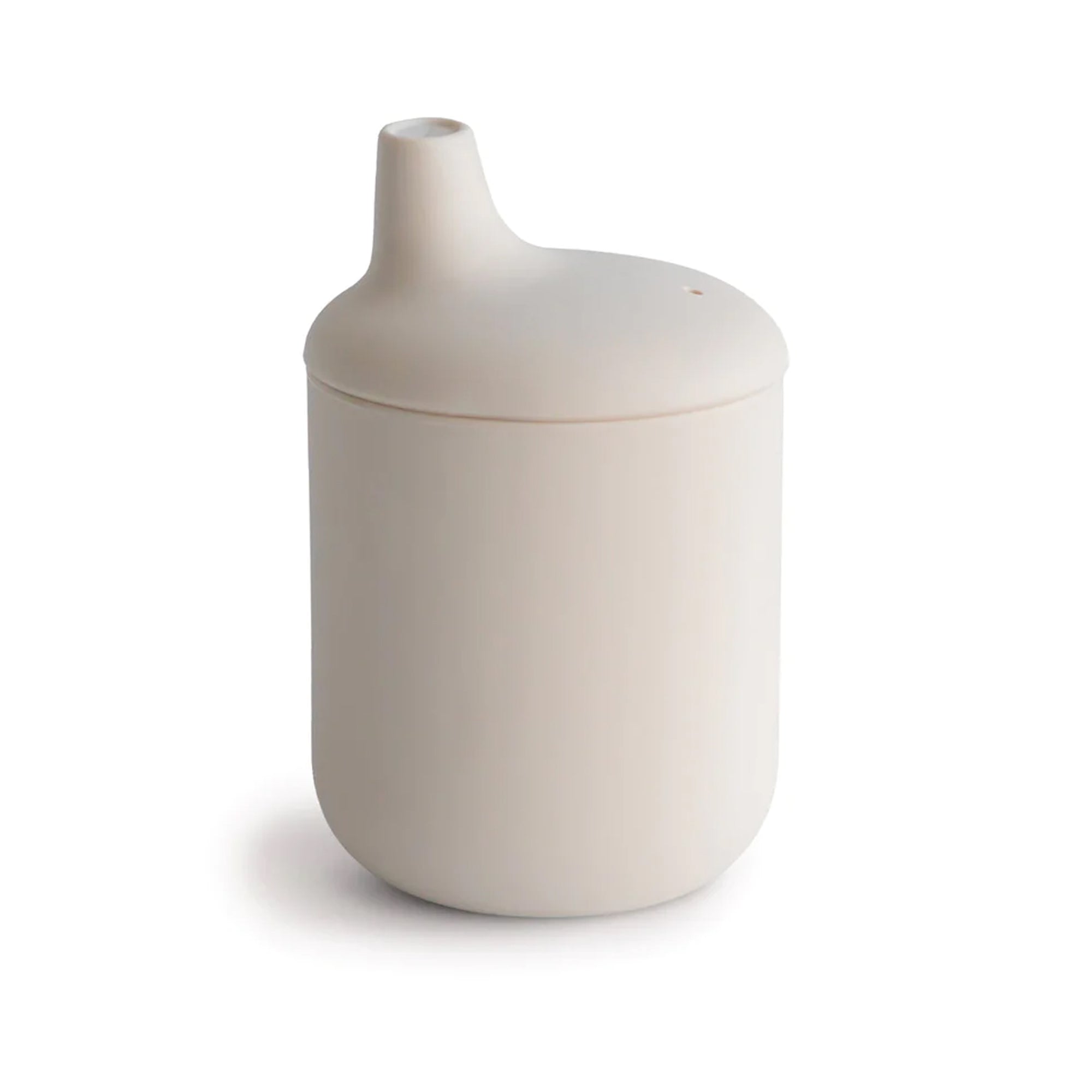 MUSHIE Silicone Sippy Cup - Sand