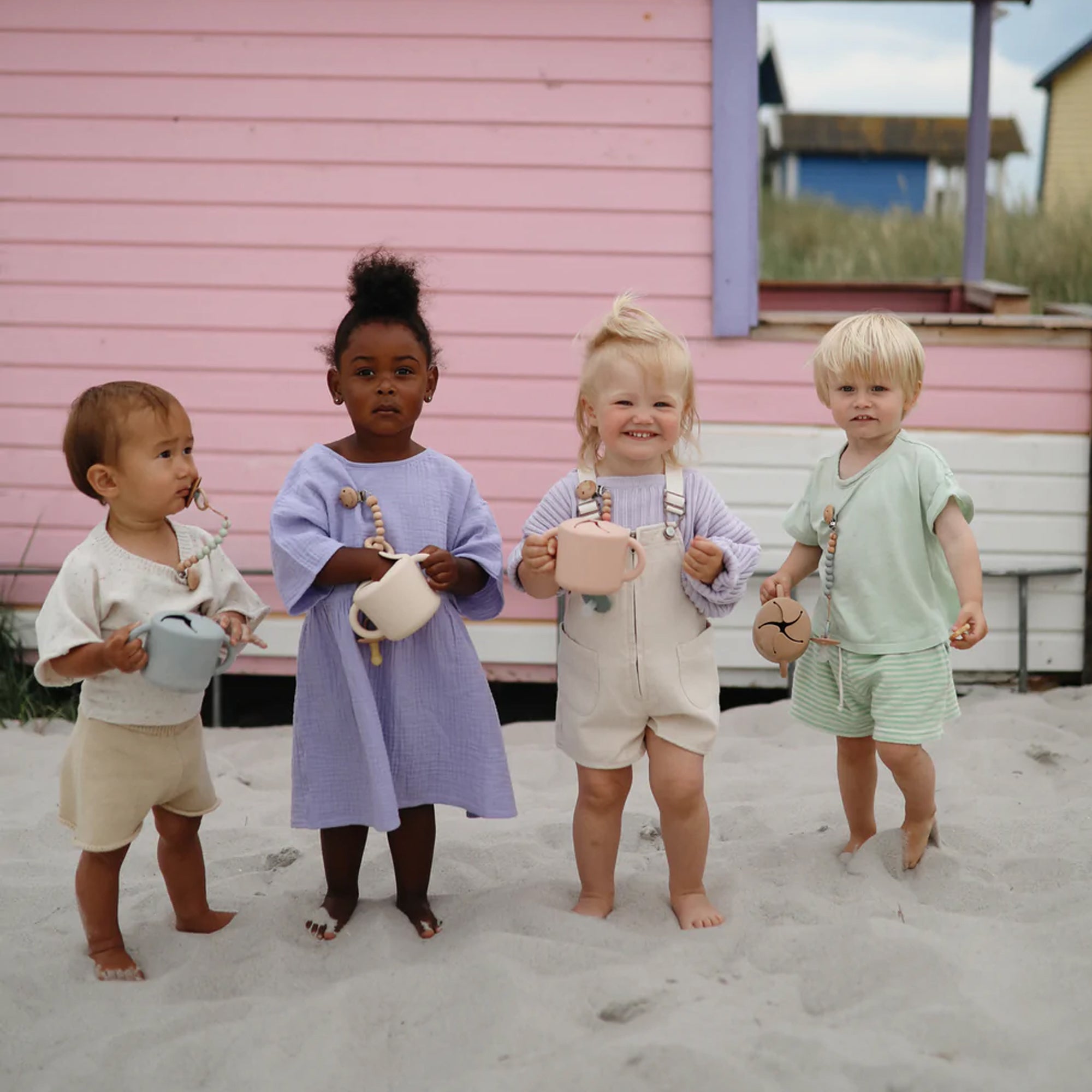 MUSHIE Silicone Snack Cup - Ivory