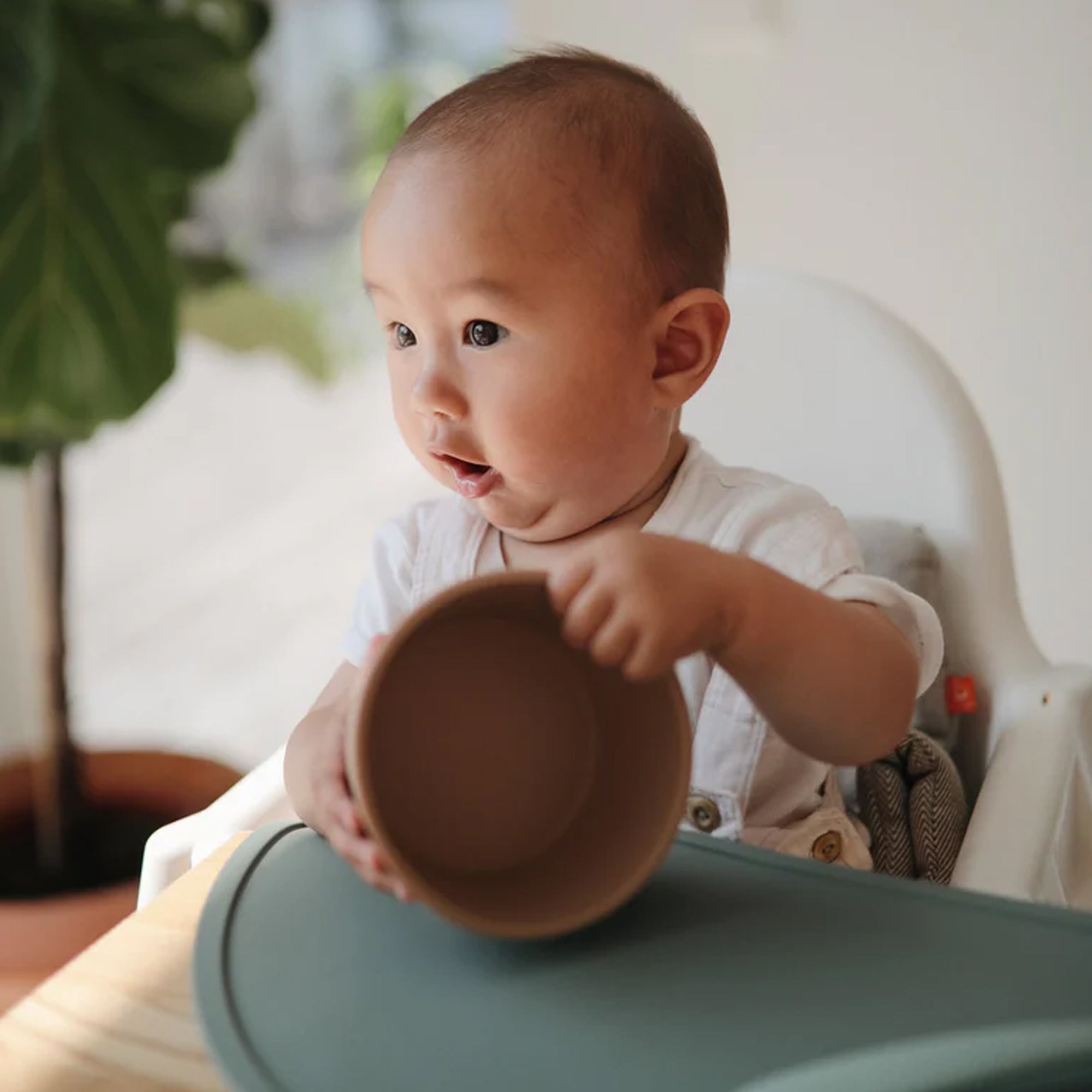 MUSHIE Silicone Suction Bowl - Blush