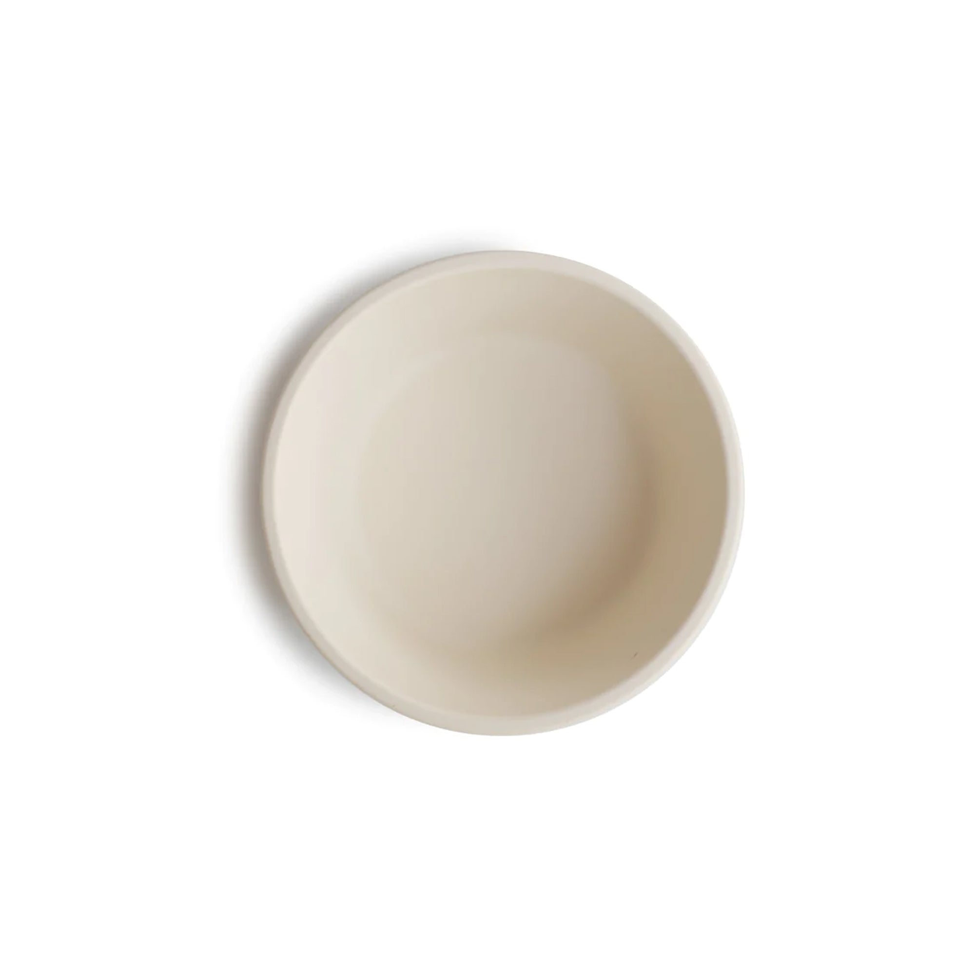 MUSHIE Silicone Suction Bowl - Ivory