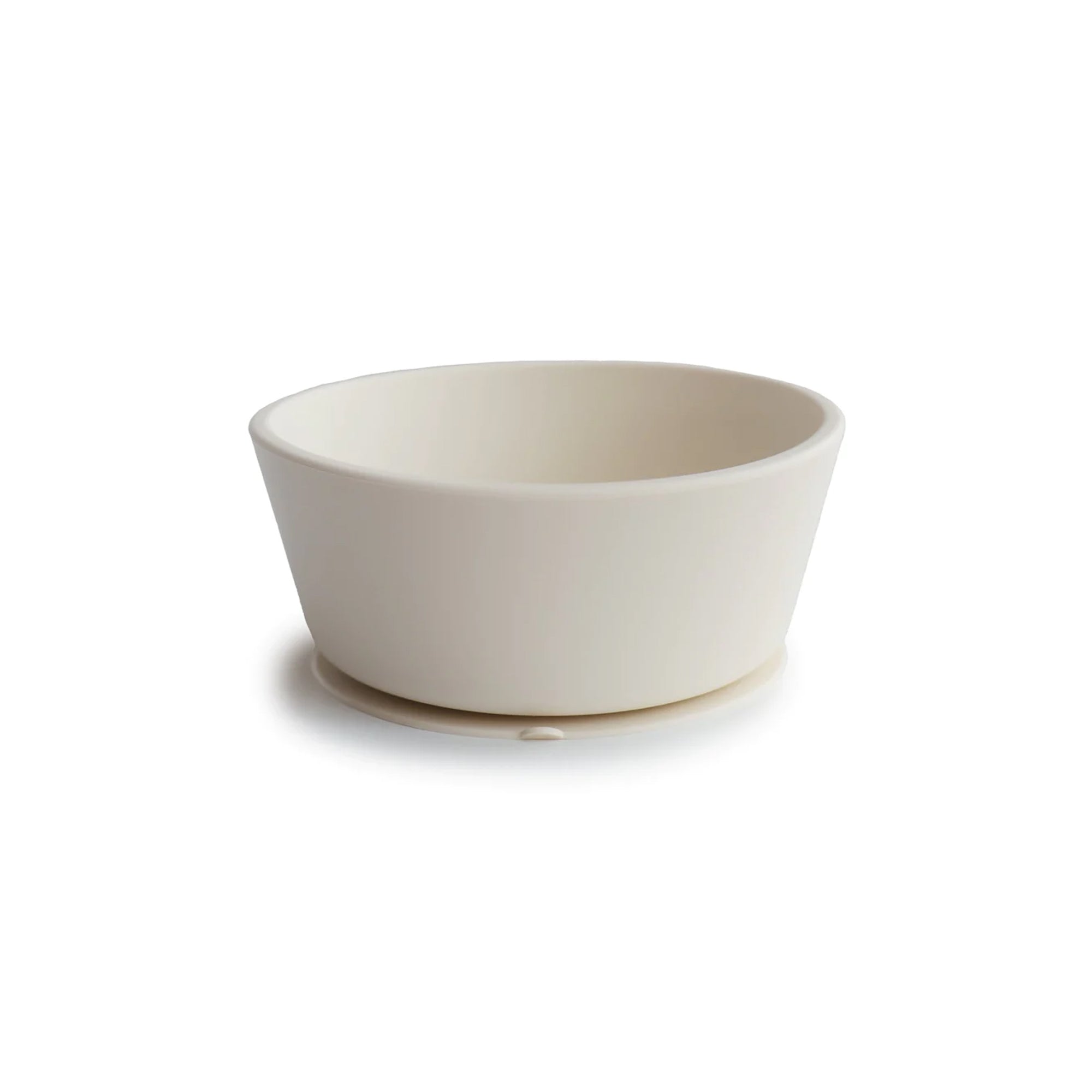 MUSHIE Silicone Suction Bowl - Ivory