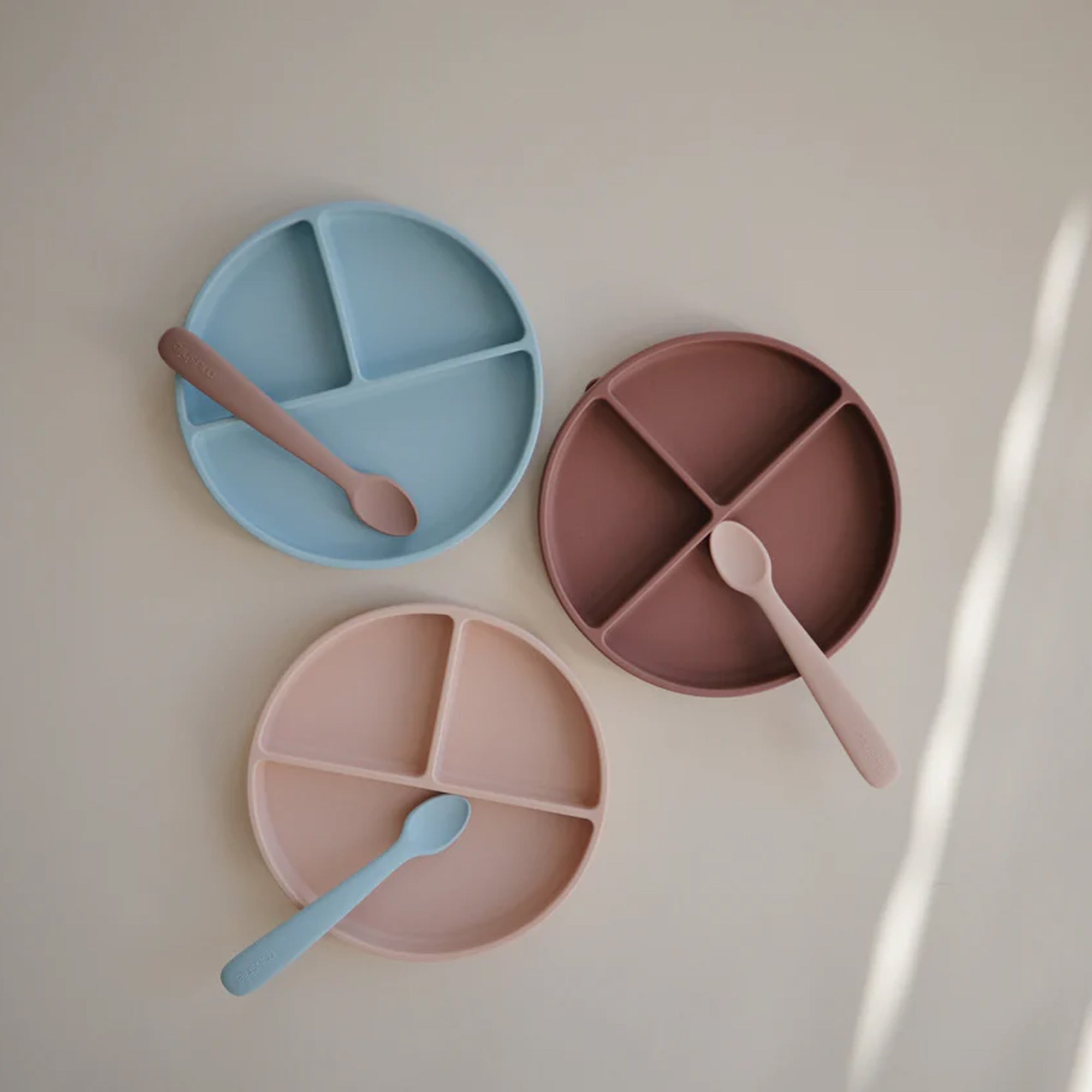 MUSHIE Silicone Suction Plate - Blush