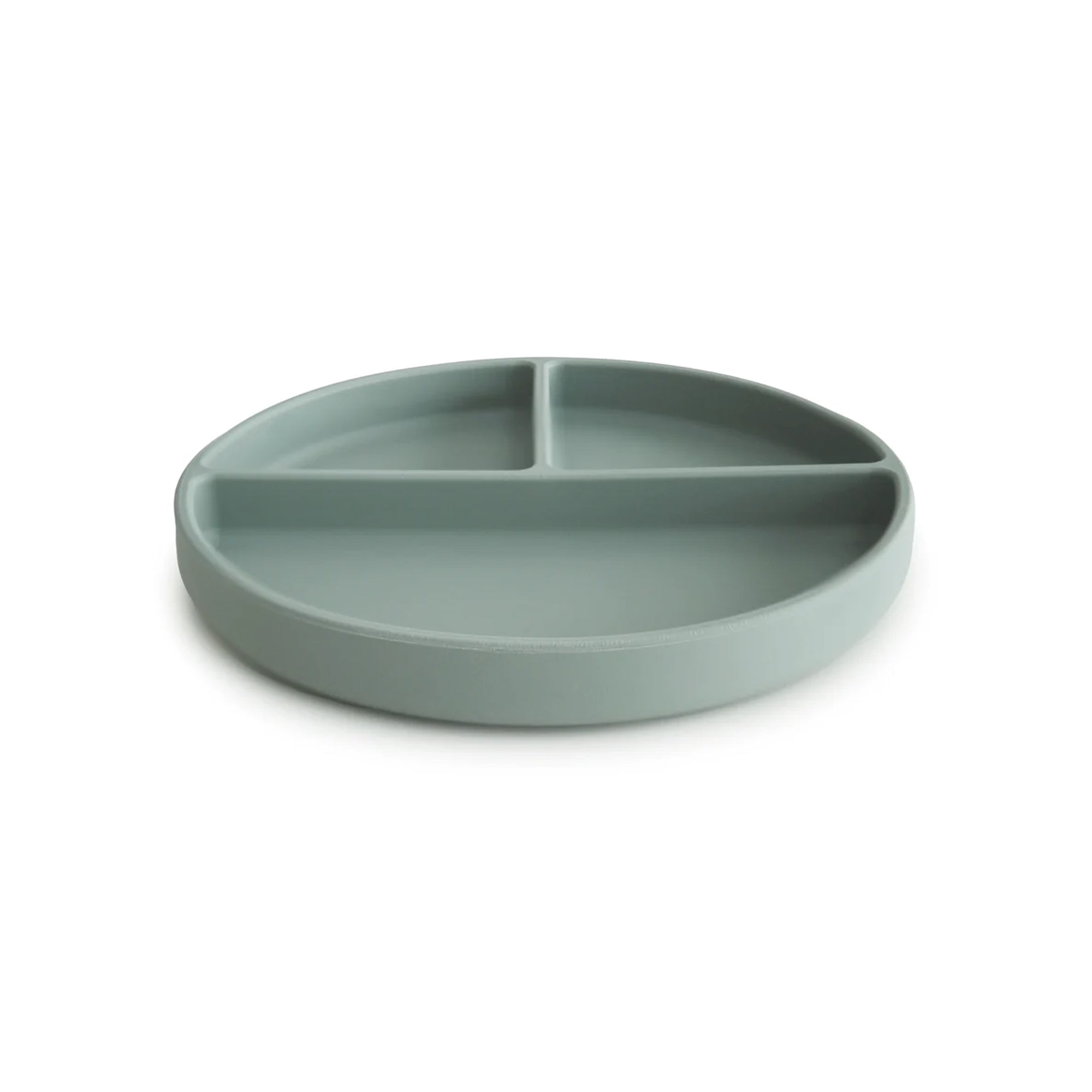 MUSHIE Silicone Suction Plate - Cambridge Blue