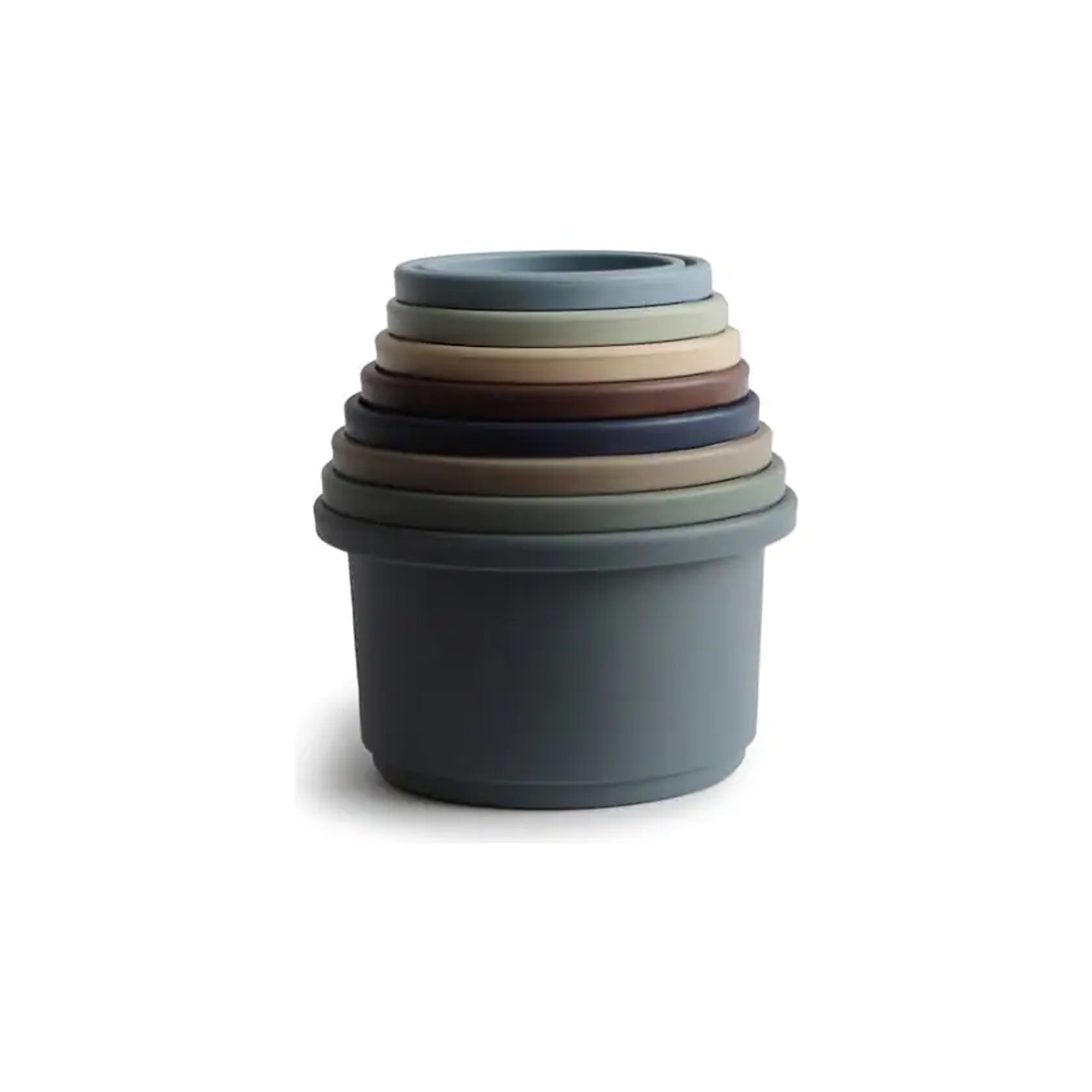 MUSHIE Stacking Cups Toy - Forest
