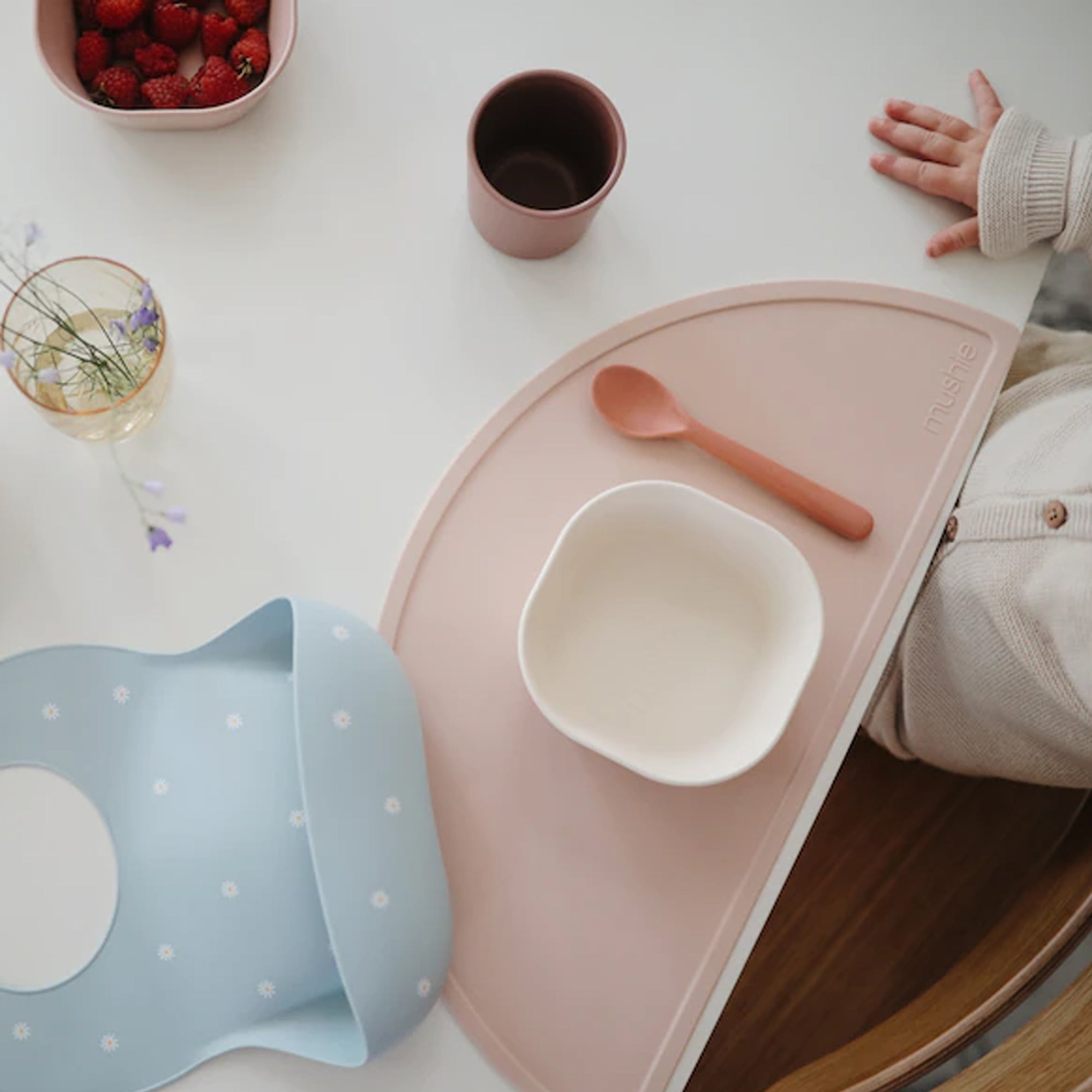 Set de Table en Silicone MUSHIE - Sable