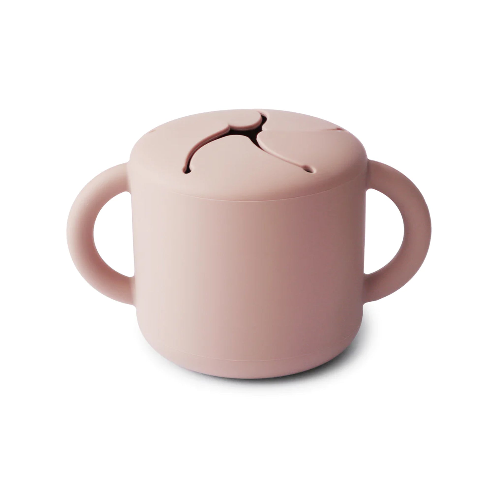 MUSHIE Silicone Snack Cup - Blush