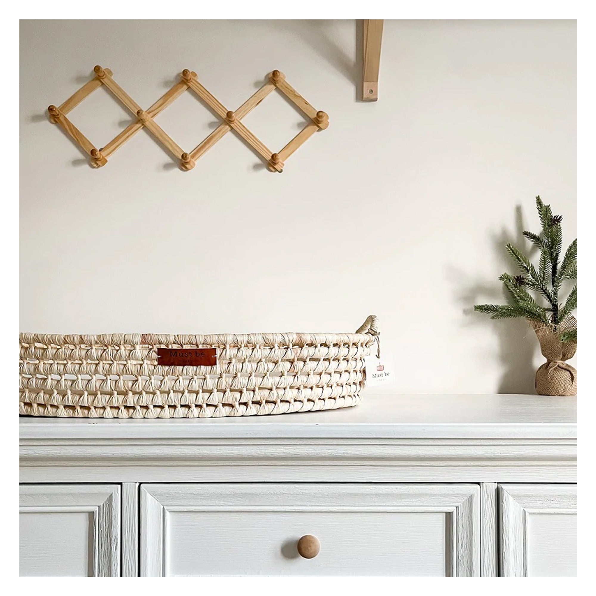 MUST BE BABY Boho Changing Basket