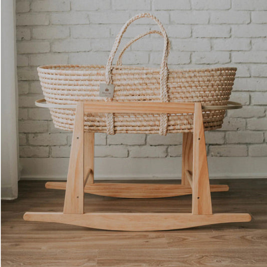 MUST BE BABY Moses Basket Complete 