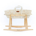MUST BE BABY Moses Basket Complete (Basket, Mattress, Stand)