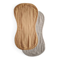 MUSHIE Burp Cloth - Fall Yellow/Fog