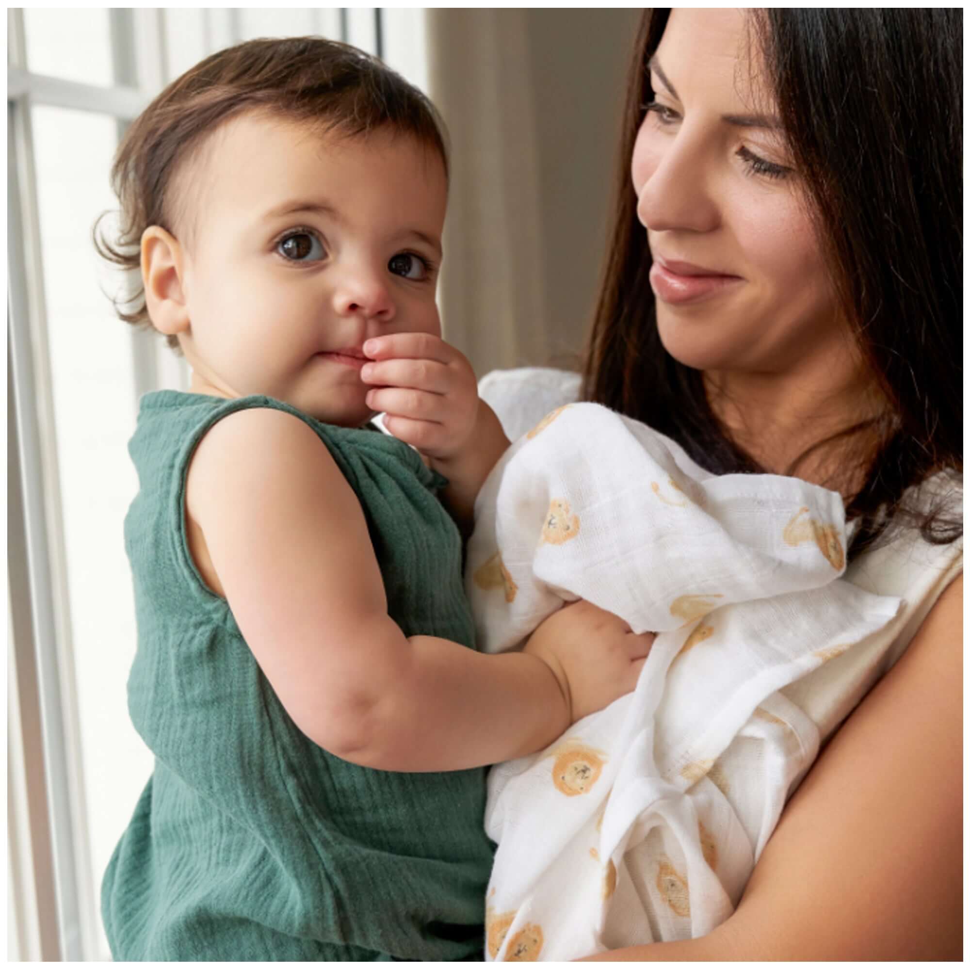 ADEN + ANAIS Organic Cotton Muslin Swaddle (4 Pk) - Animal Kingdom