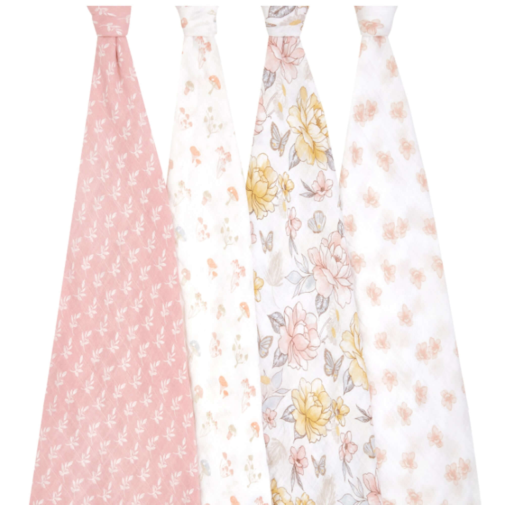 ADEN + ANAIS Organic Cotton Muslin Swaddle (4 Pk) - Earthly