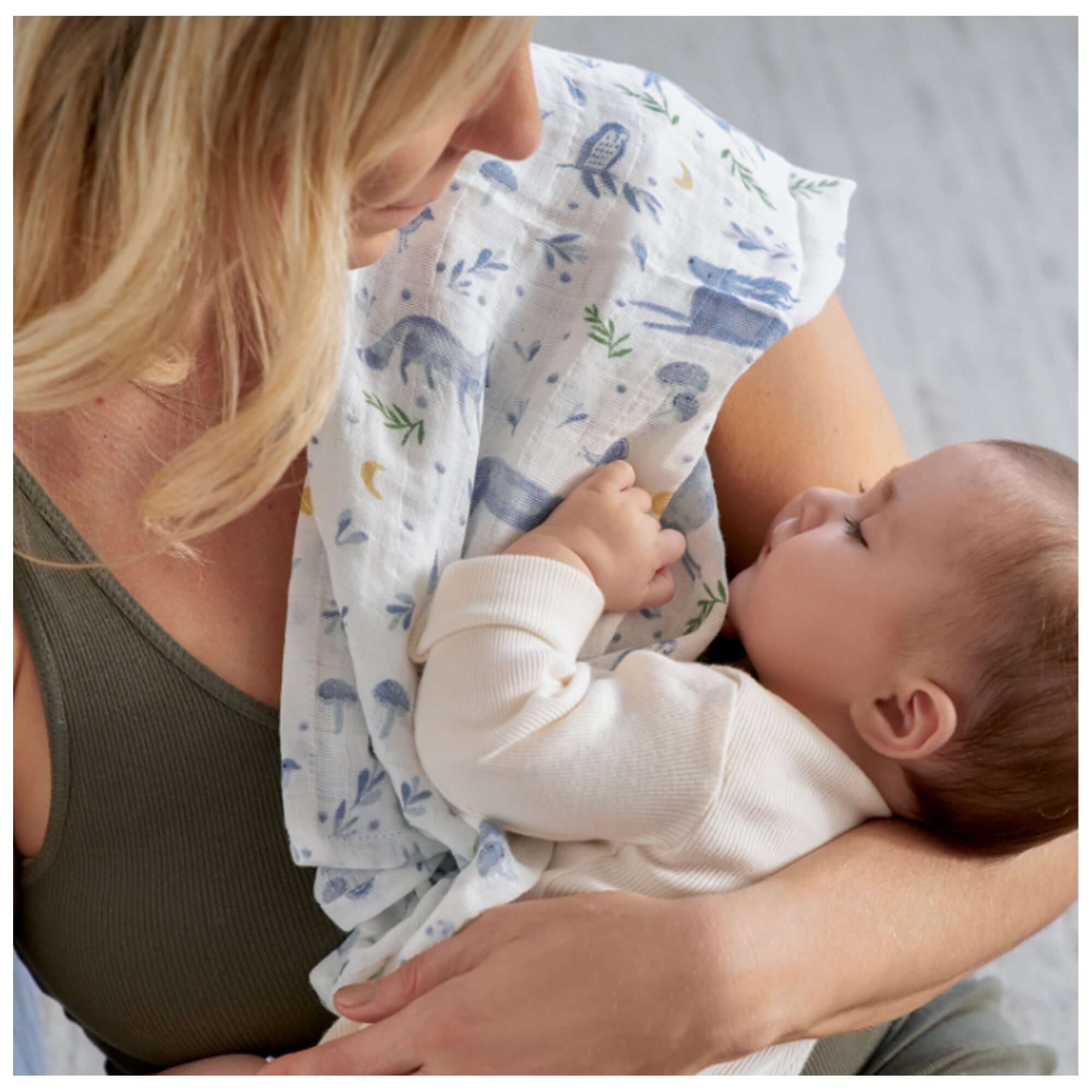 ADEN + ANAIS Organic Cotton Muslin Swaddle (4 Pk) - Outdoors