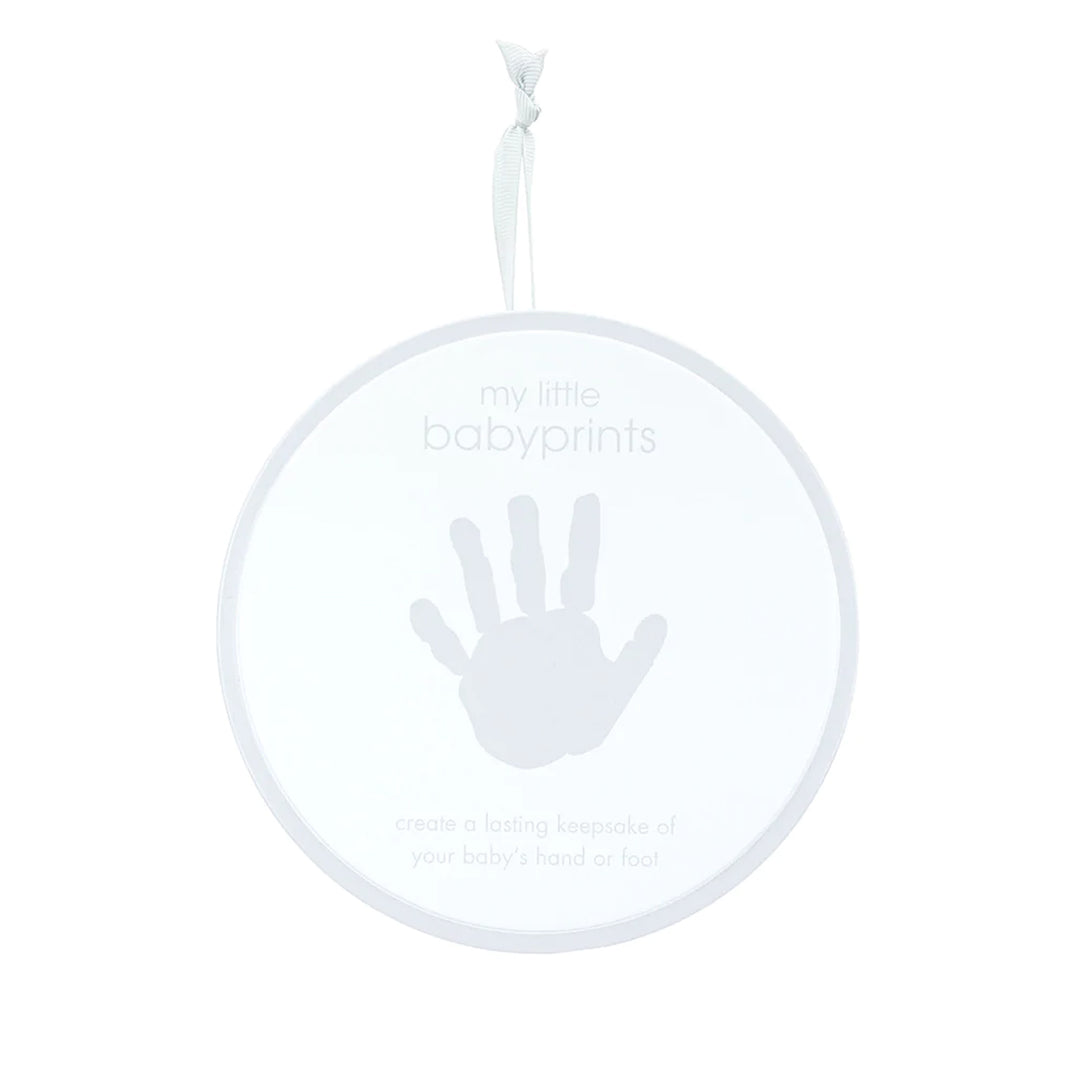 PEARHEAD Babyprints Round Tins - Grey